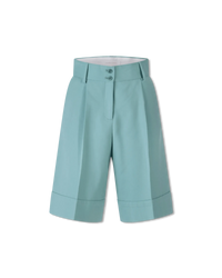 Tailored Cotton Bermuda Shorts - DIHSAN