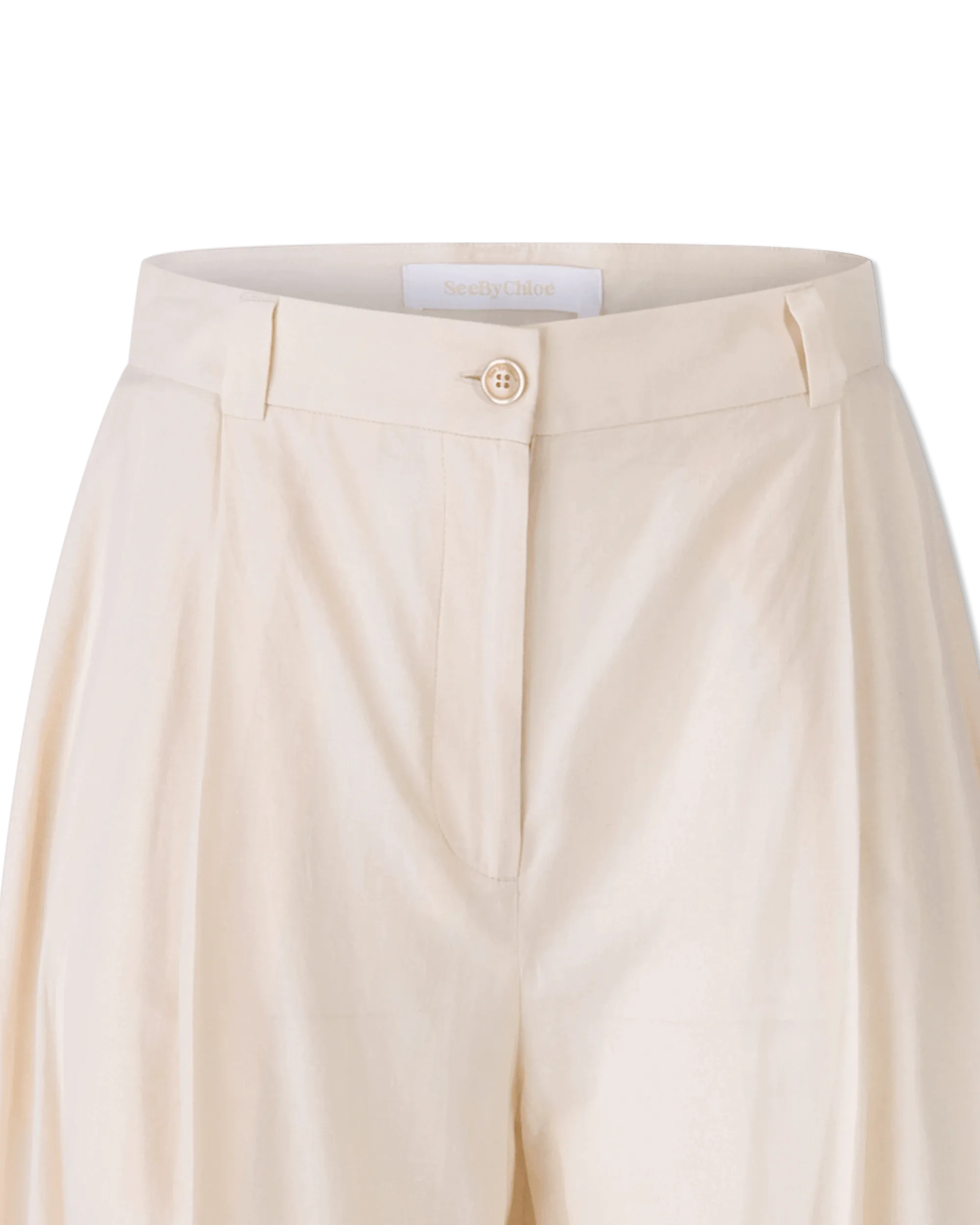 Guipure Trim Voile Pants