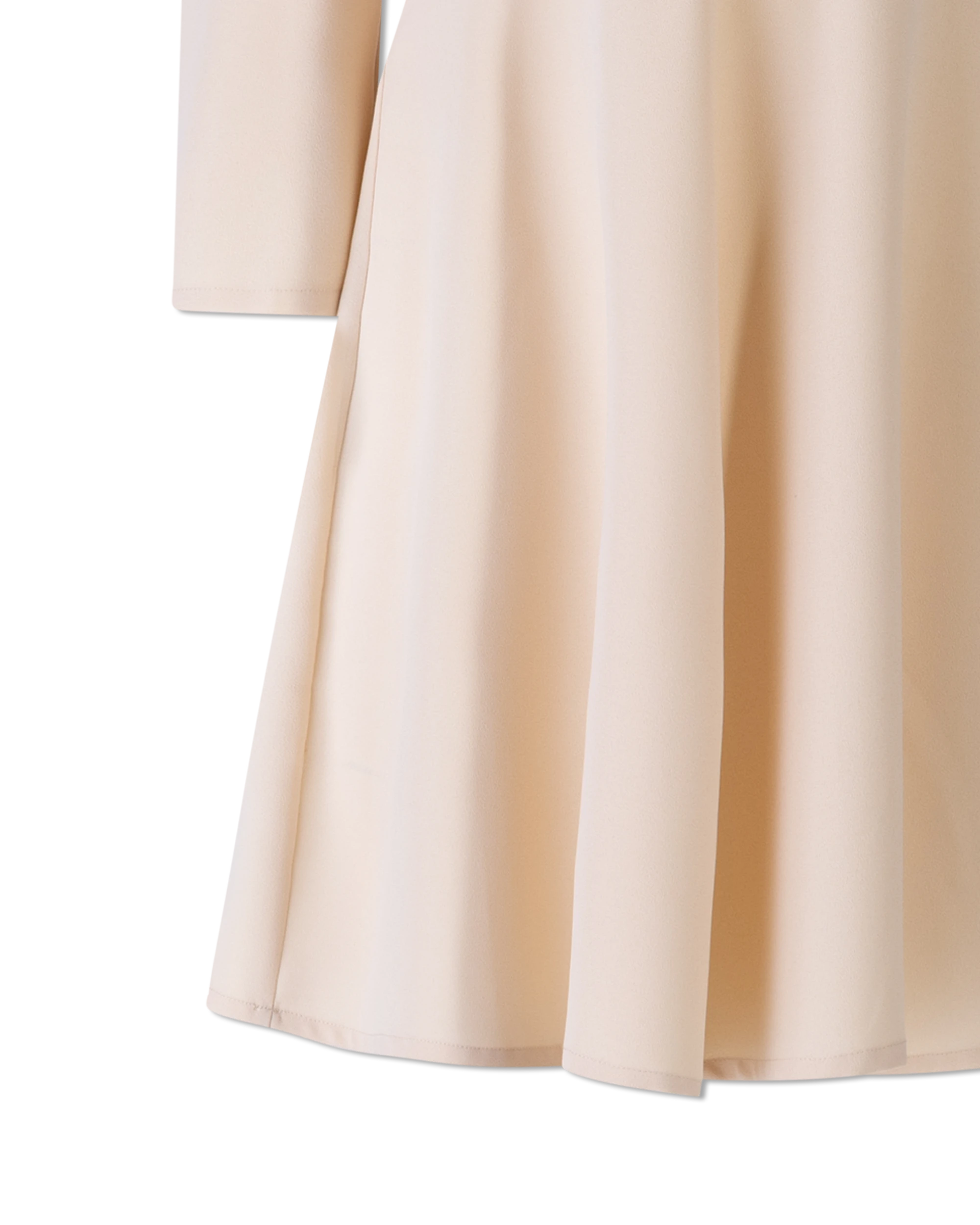 Bow Neck Crepe Dress - DIHSAN