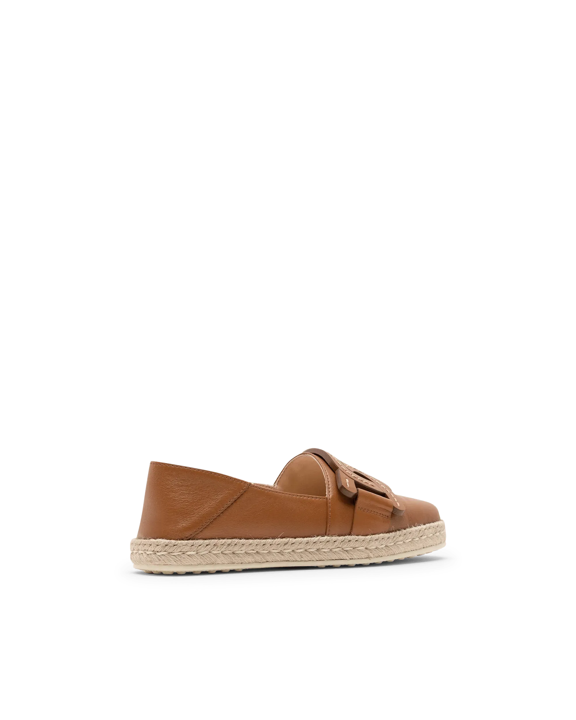 Leather Chain Espadrilles - DIHSAN