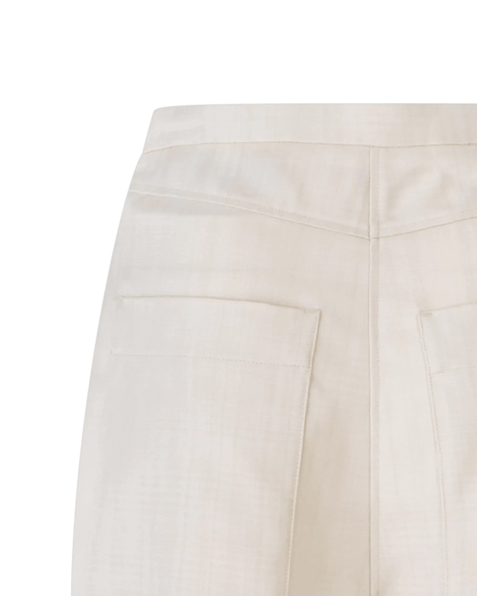 Tailored Wide Leg Pants - DIHSAN