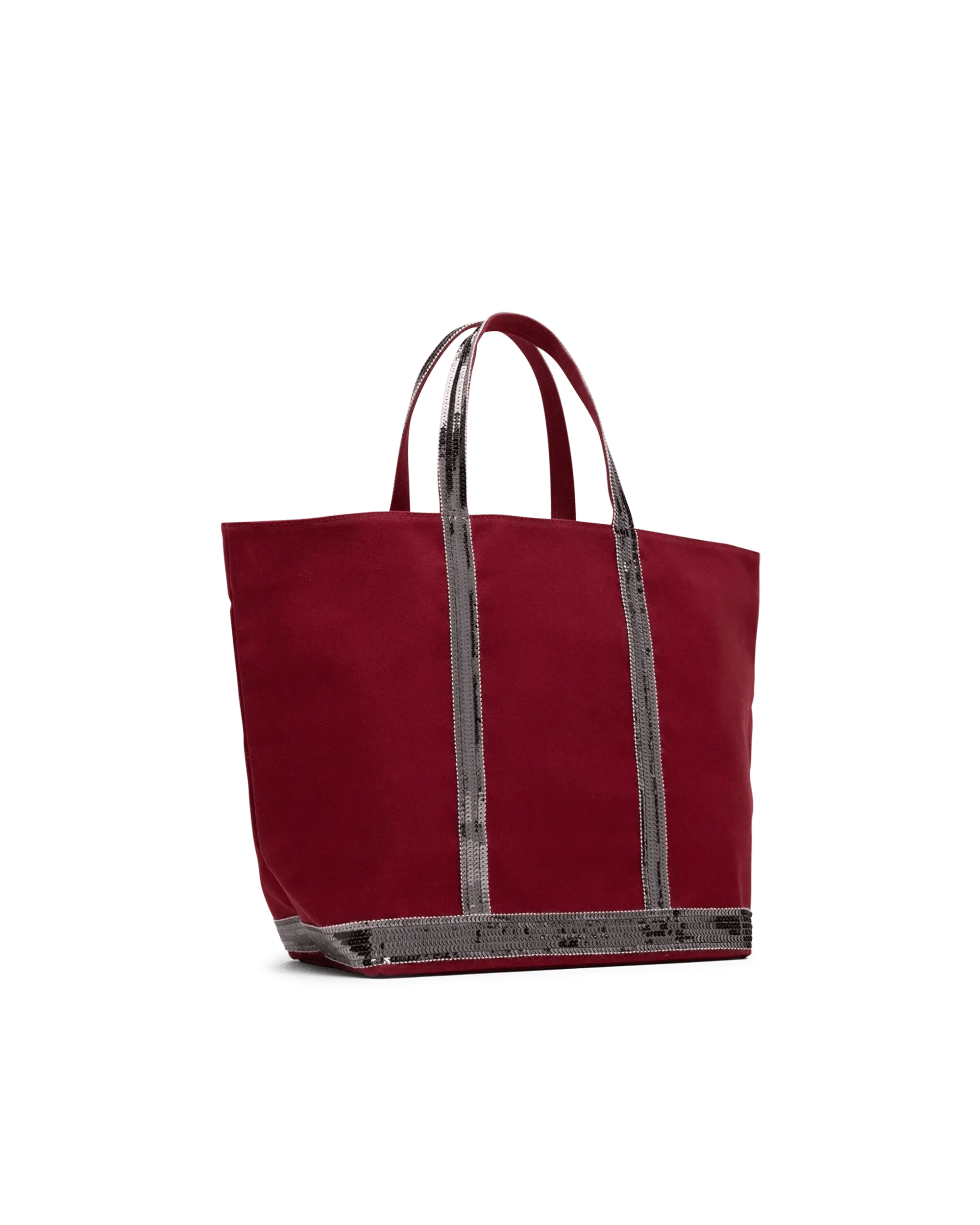 Sequin Trim Medium Tote Bag - DIHSAN