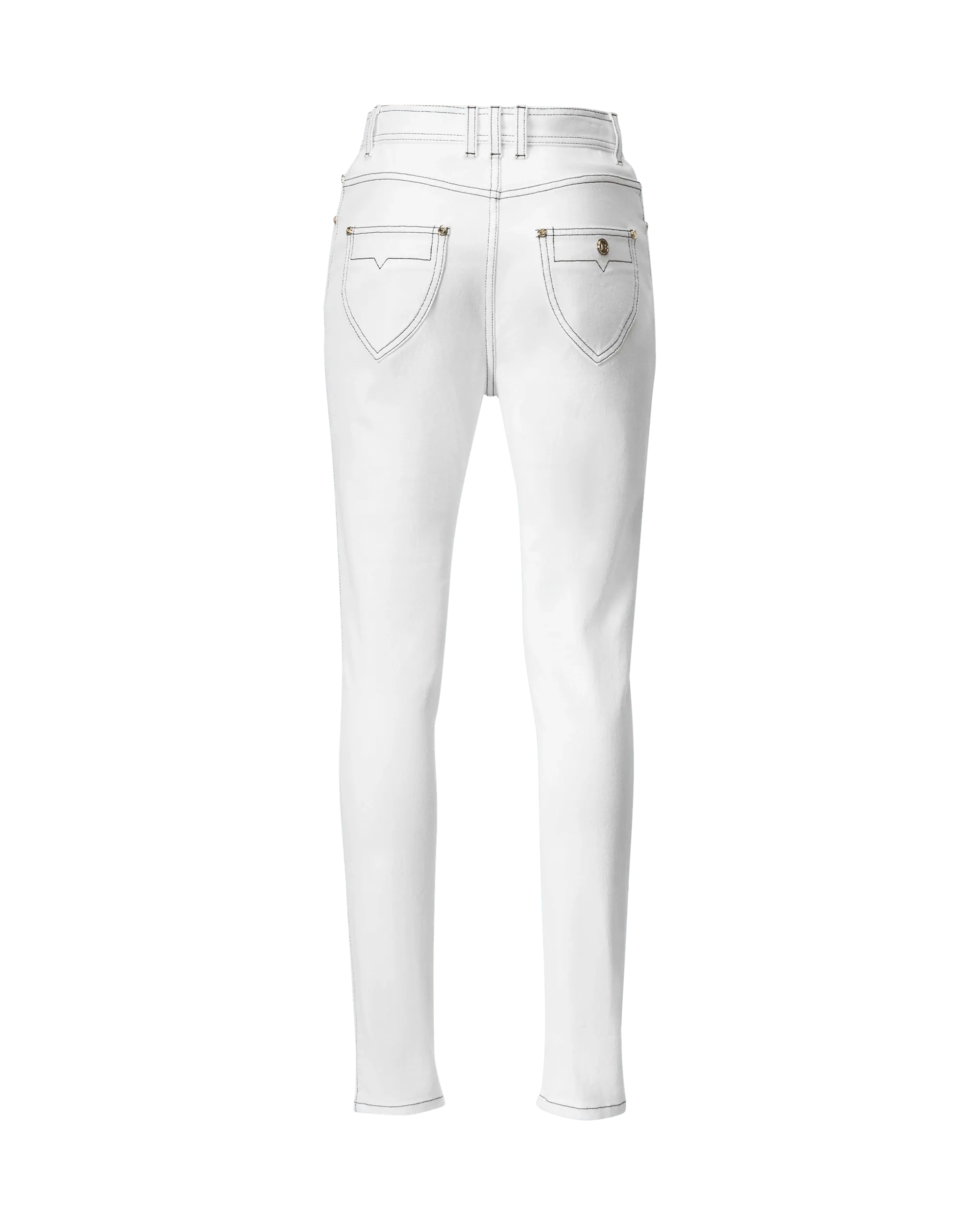 Contrasting Stitch Skinny Jeans