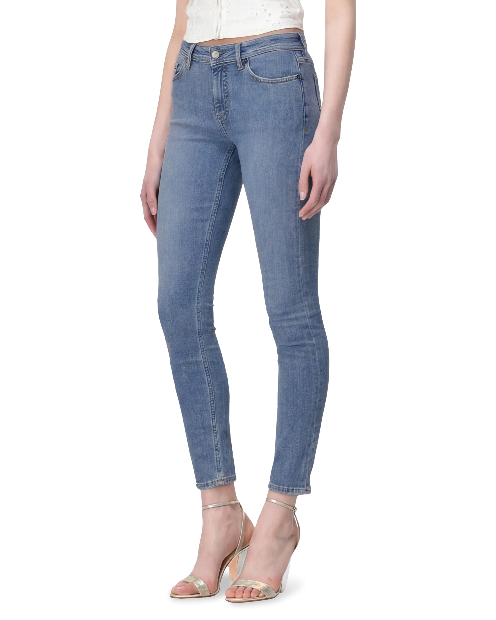Five-Pocket High-Rise Skinny Jeans