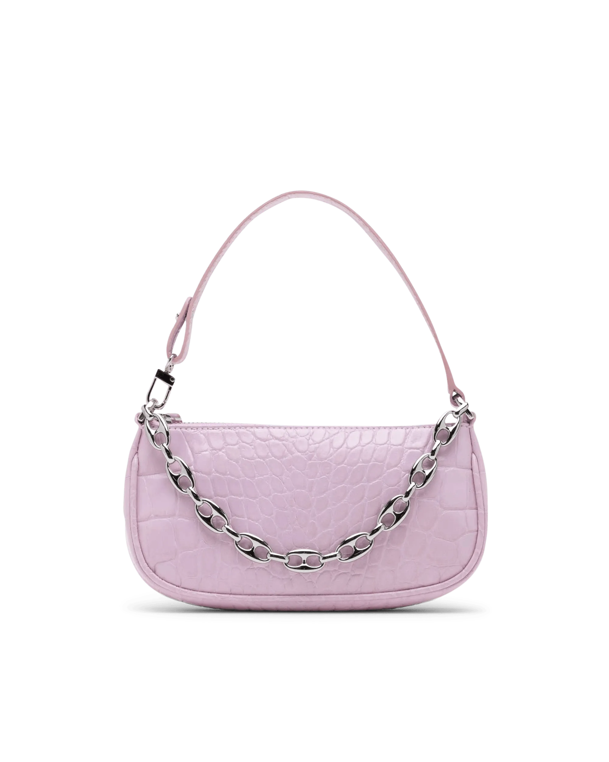 Mini Rachel Croc-Effect Shoulder Bag