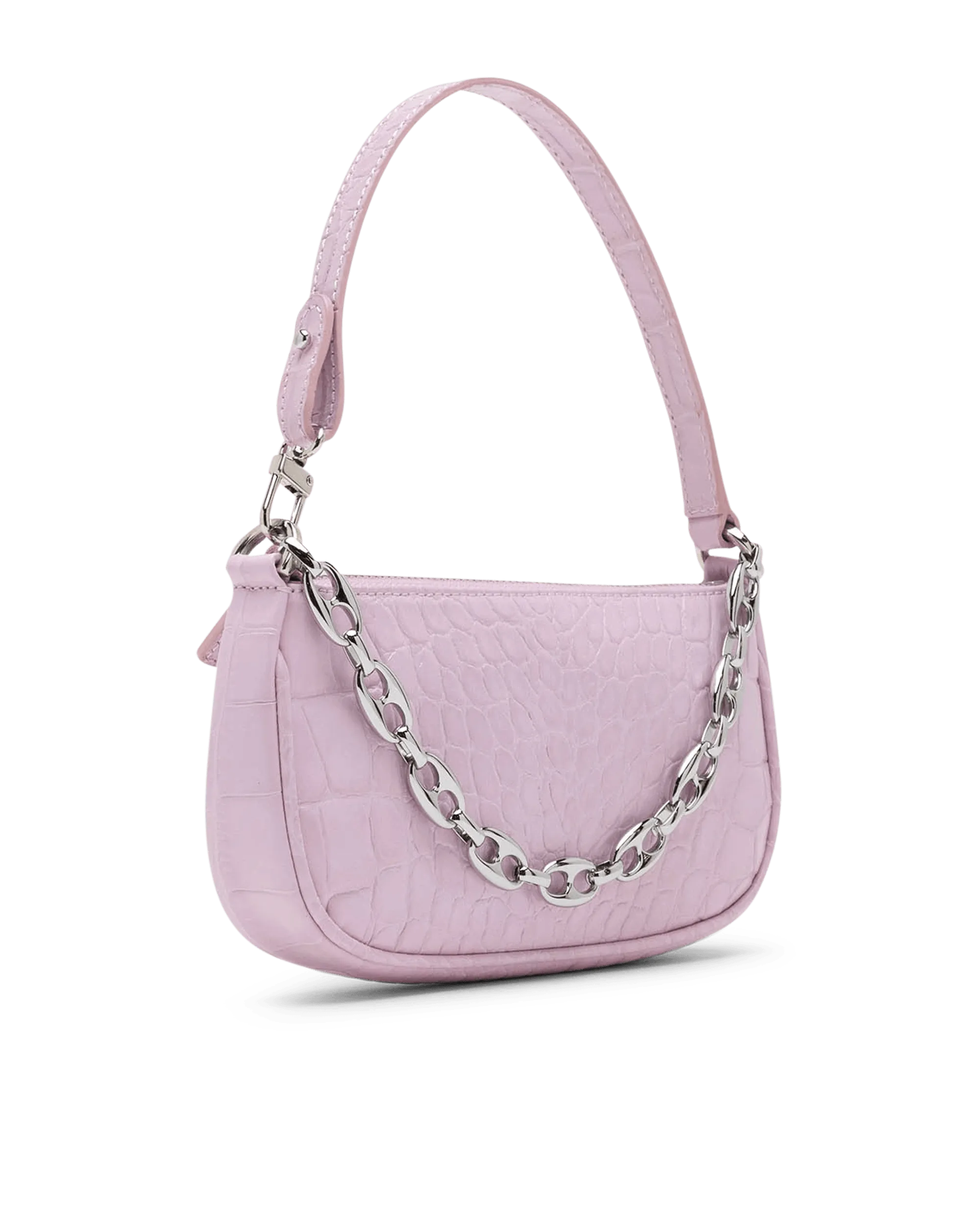 Mini Rachel Croc-Effect Shoulder Bag