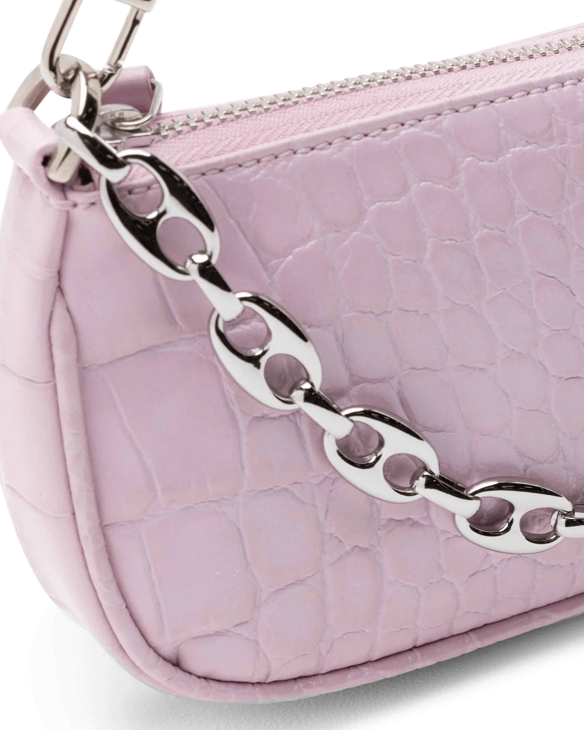 Mini Rachel Croc-Effect Shoulder Bag