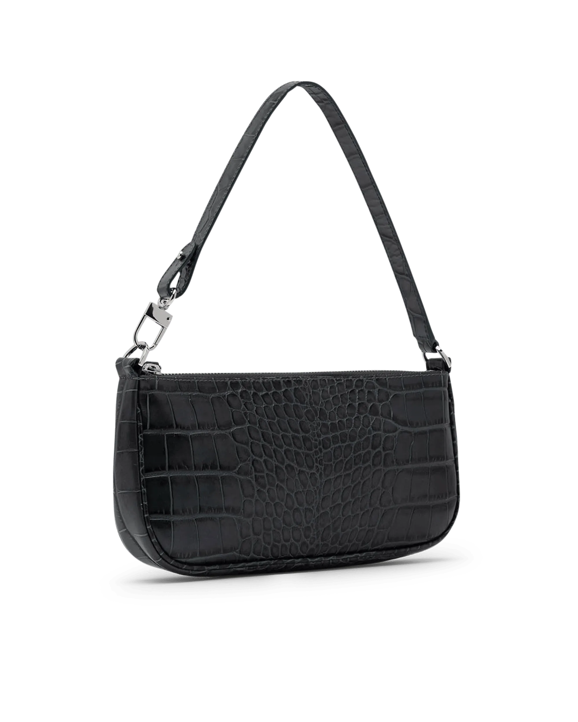 Rachel Croc-Effect Shoulder Bag