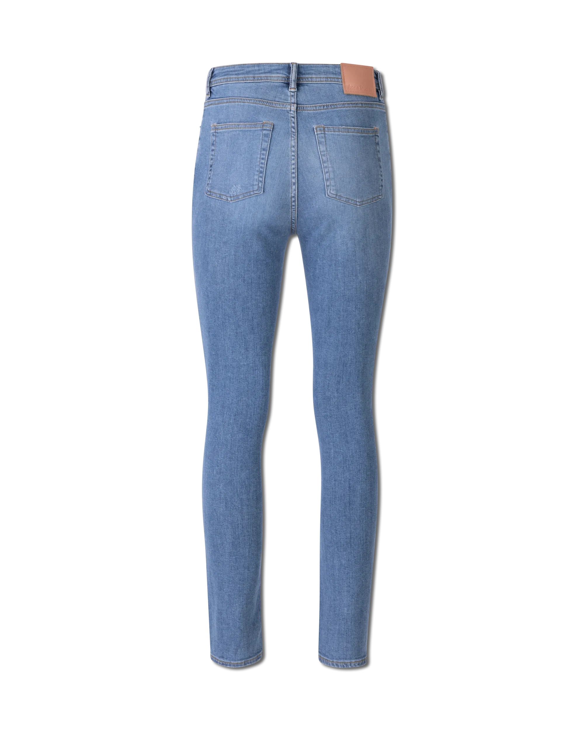 Five-Pocket Mid-Rise Skinny Jeans