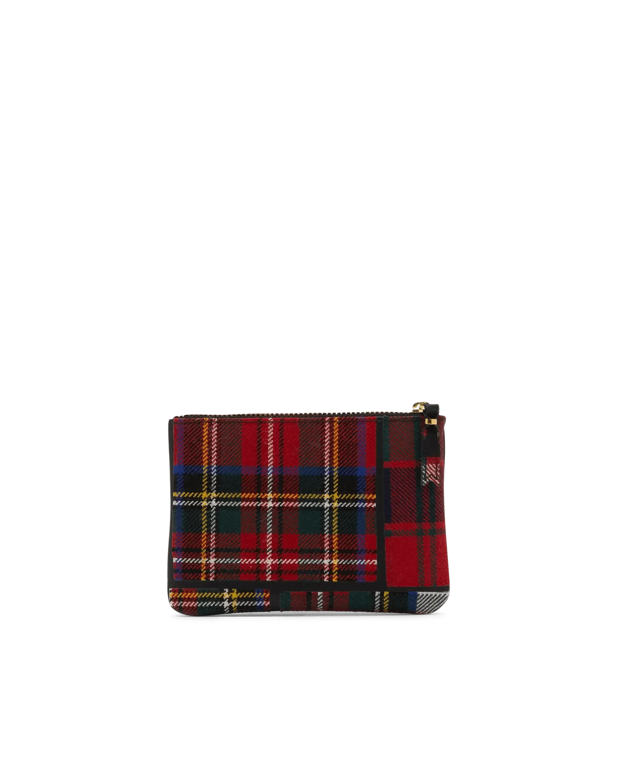 Small Tartan Patchwork Zip Pouch