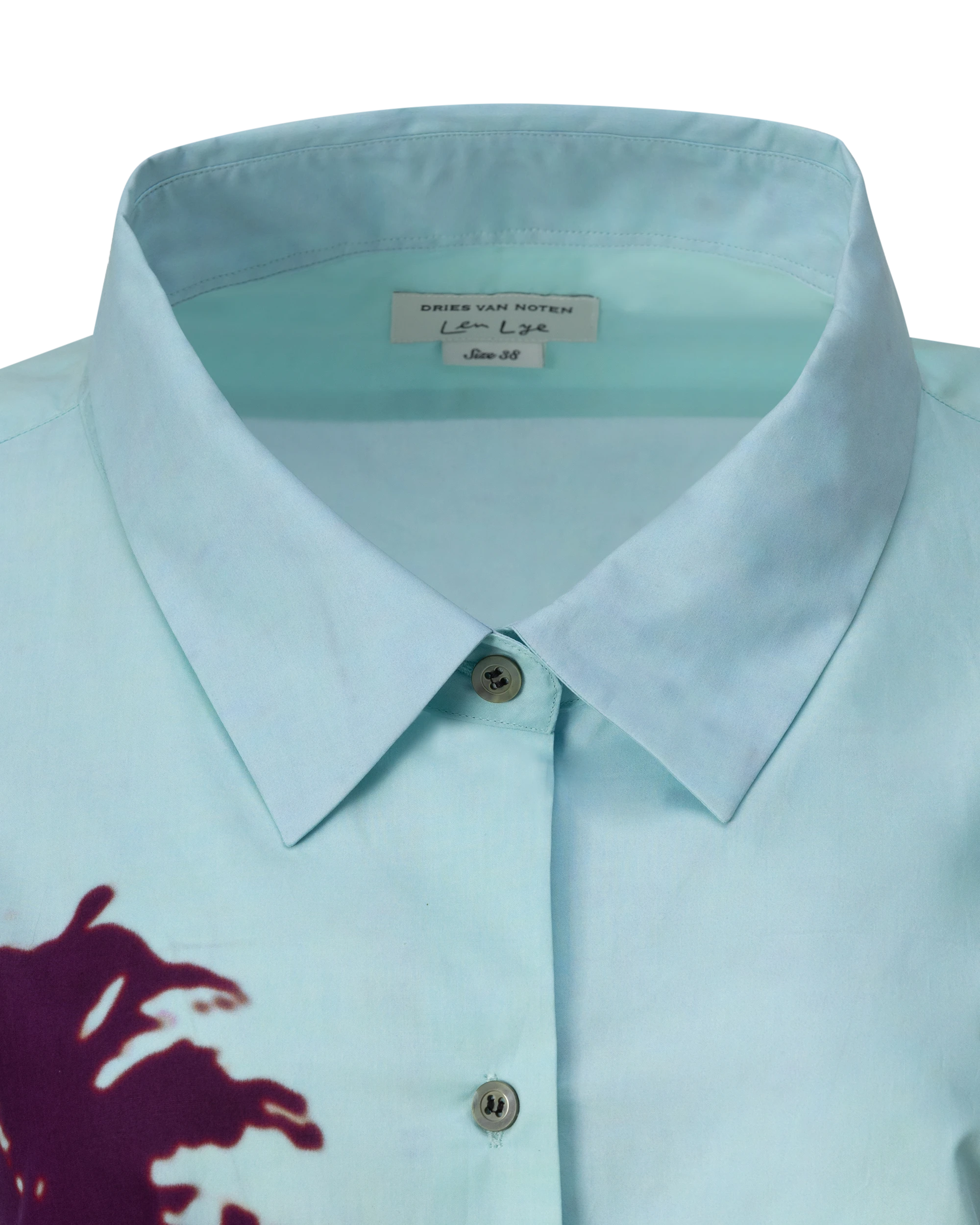 Palm-Printed Cotton Poplin Shirt