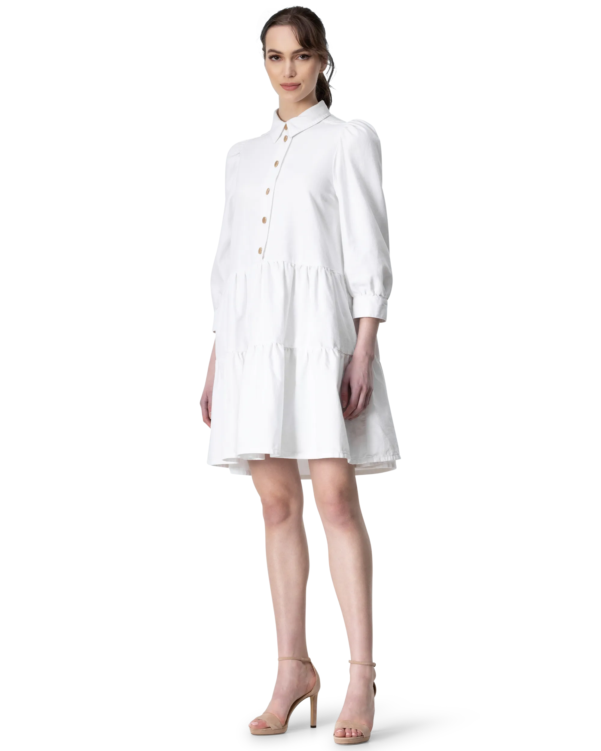 Puffy Sleeve A-line Dress