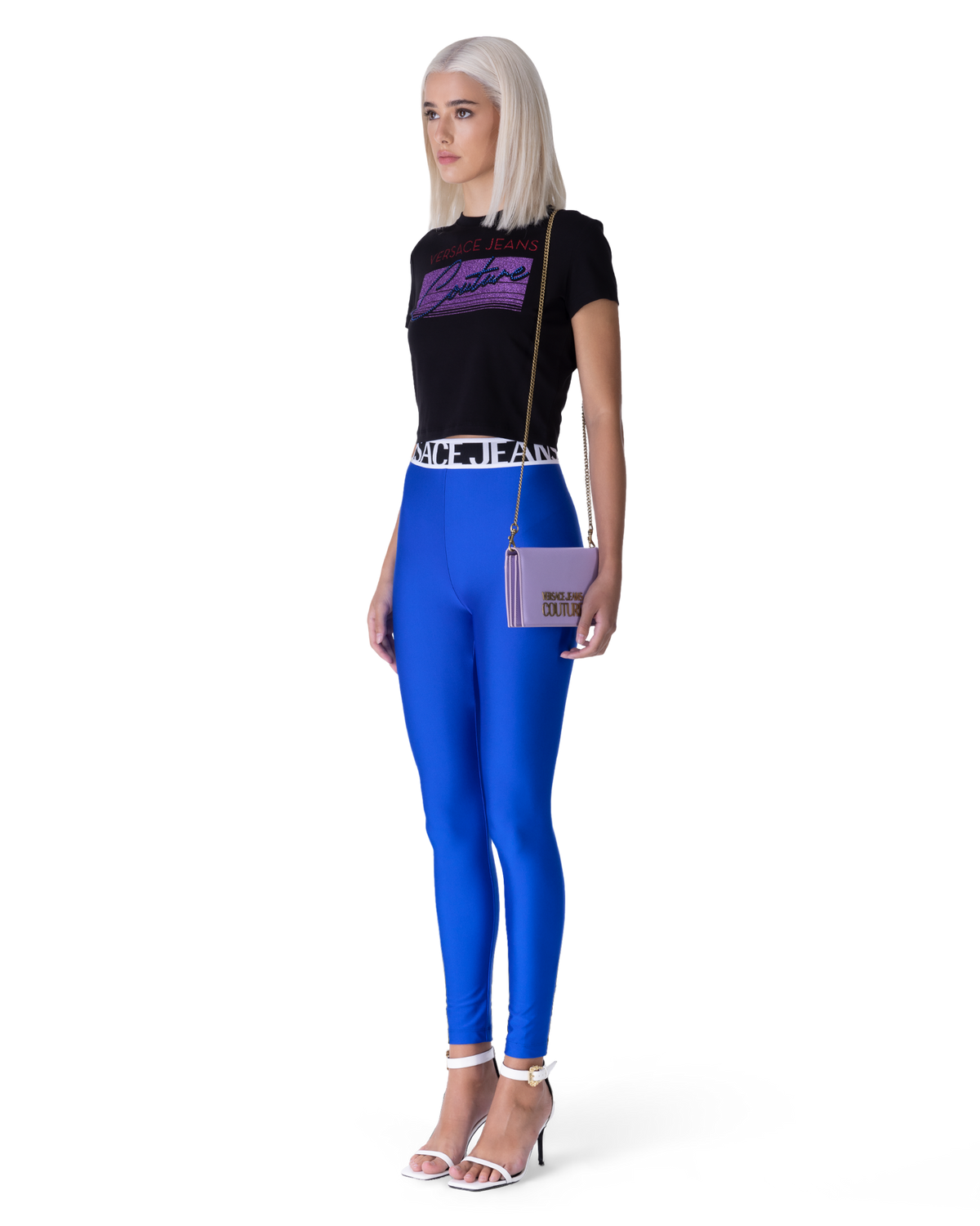 Glitter Logo Crop Top