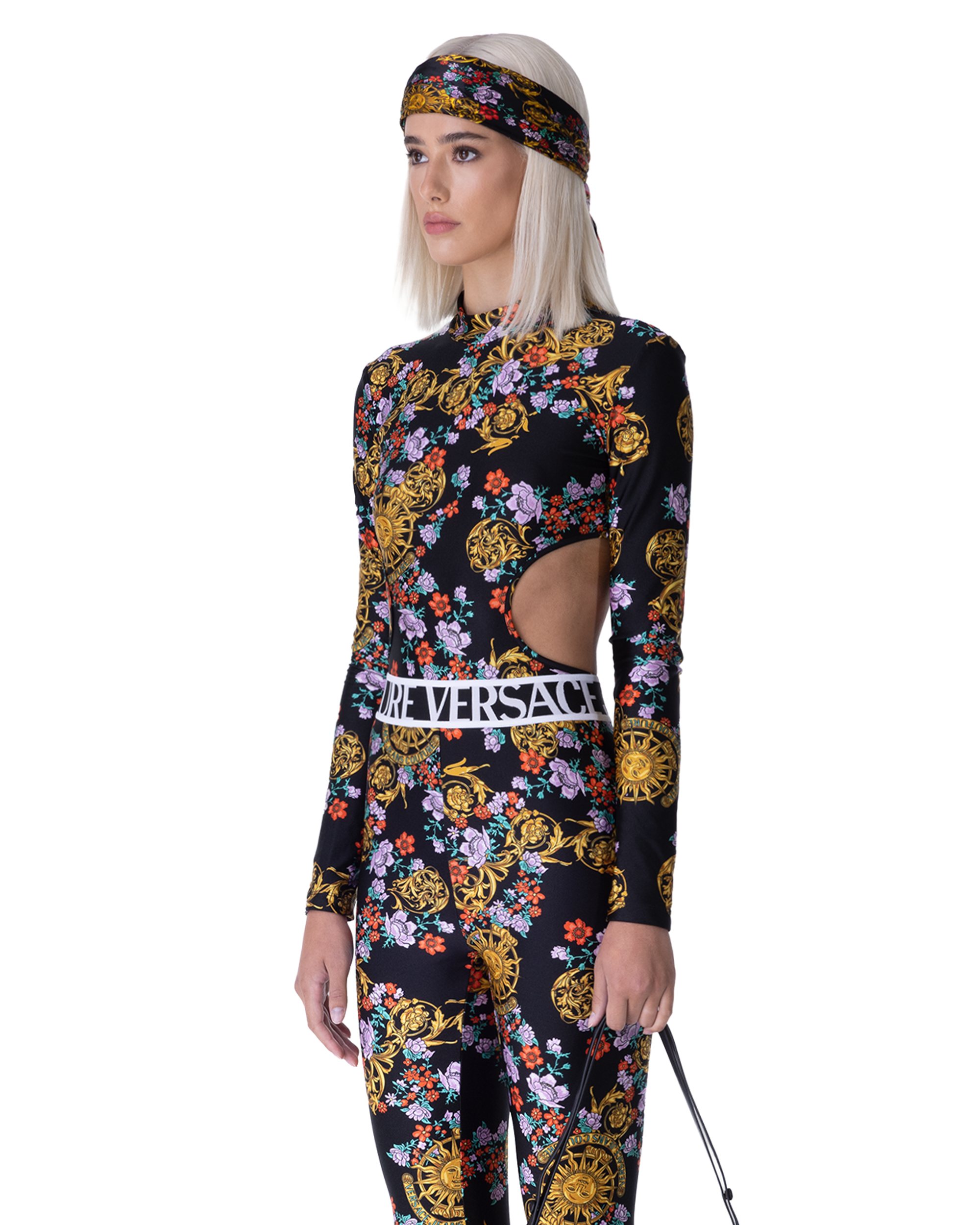 Sun Garland Cutout Versace Jeans Couture Bodysuit