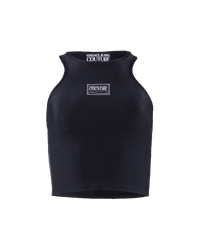 Cropped Patch Logo Tank Top - DIHSAN