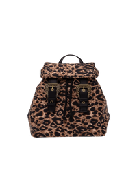 Leopard Printed Medium Backpack - DIHSAN