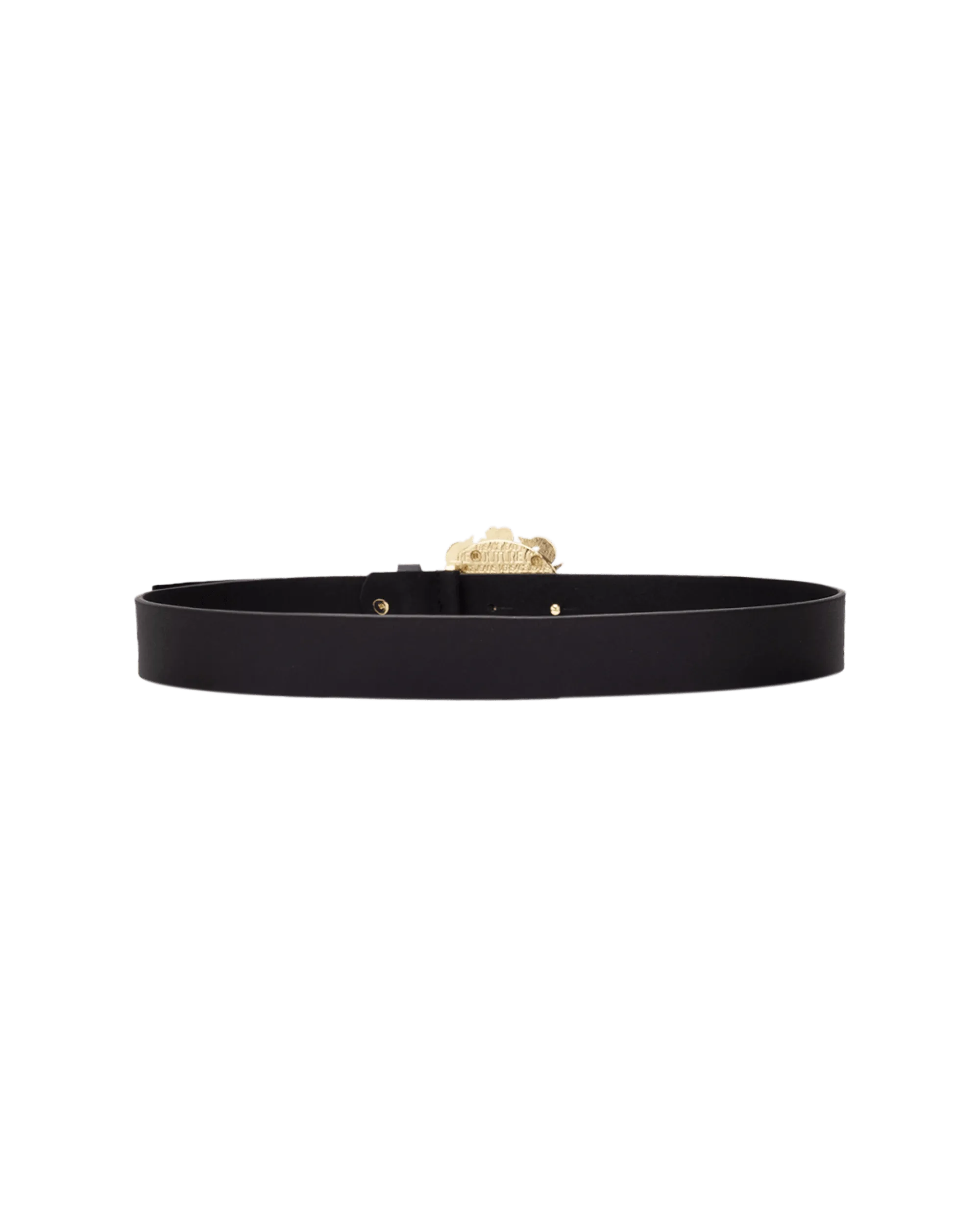 Baroque Logo Leather Belt