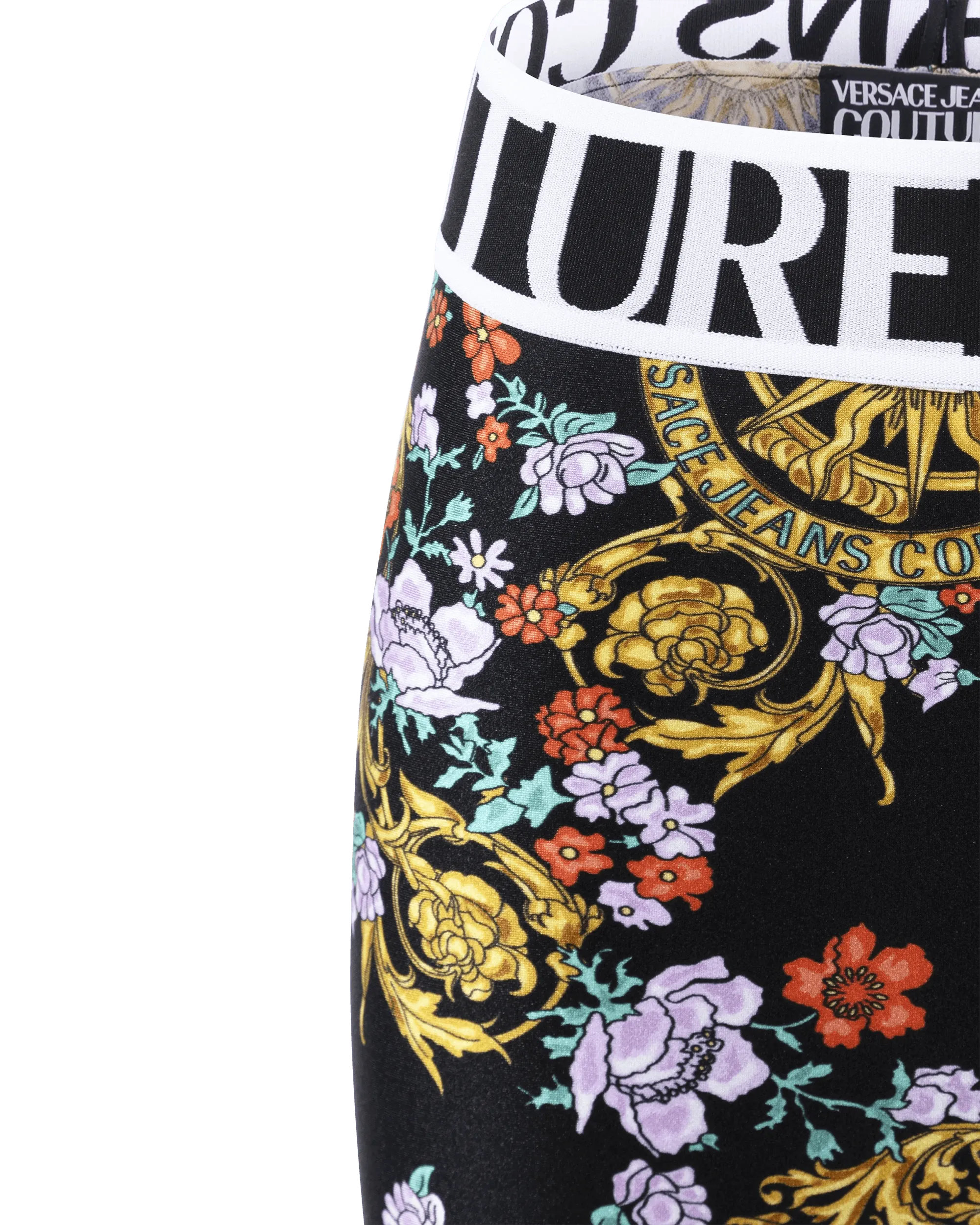 Floral Baroque Printed Leggings - DIHSAN