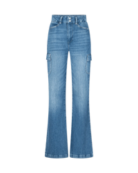 Dion 32" Cargo Flare Jeans - DIHSAN