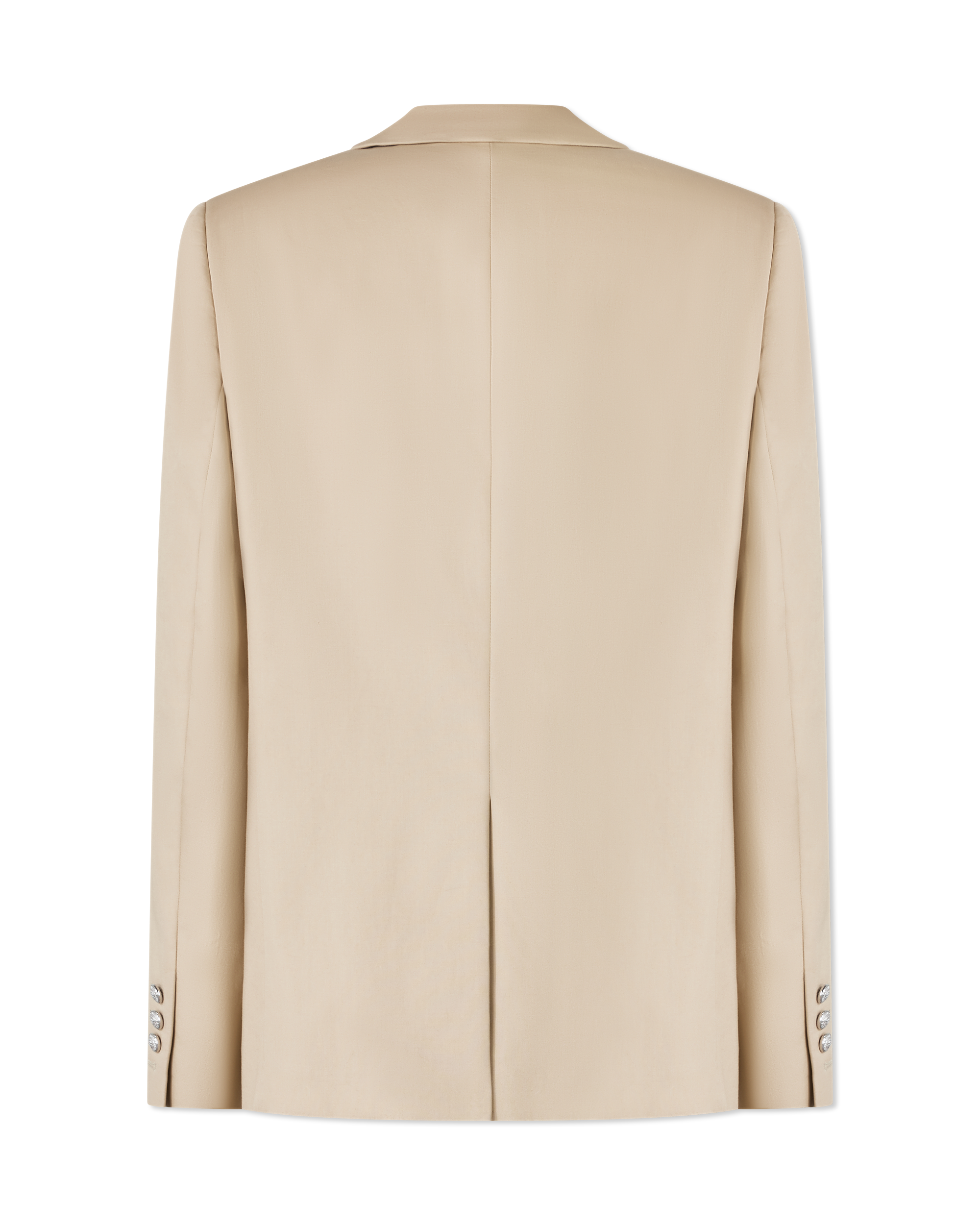 Pointed Collar 6 Buttons Jacket