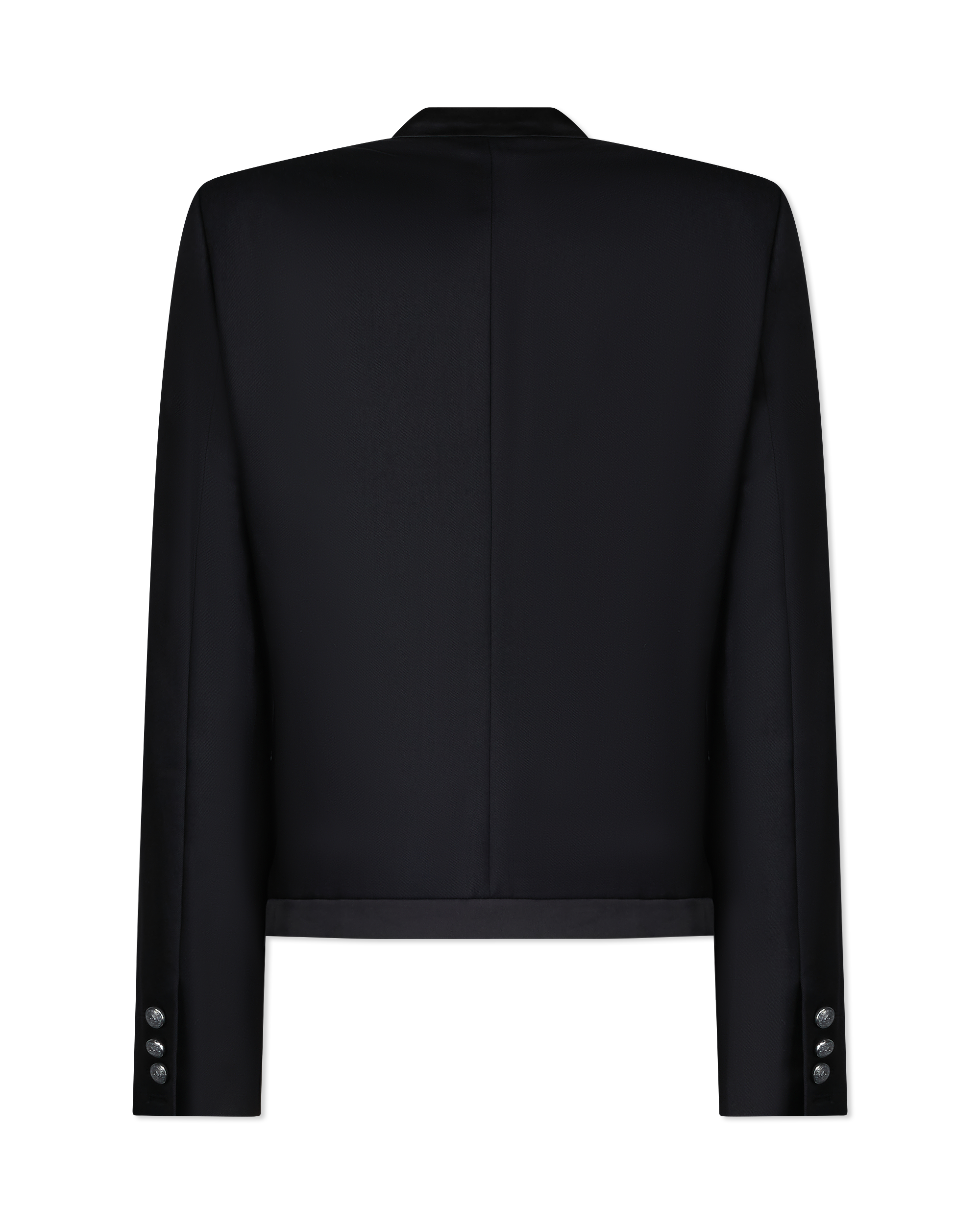 Balmain Button Embellished Wool Blazer