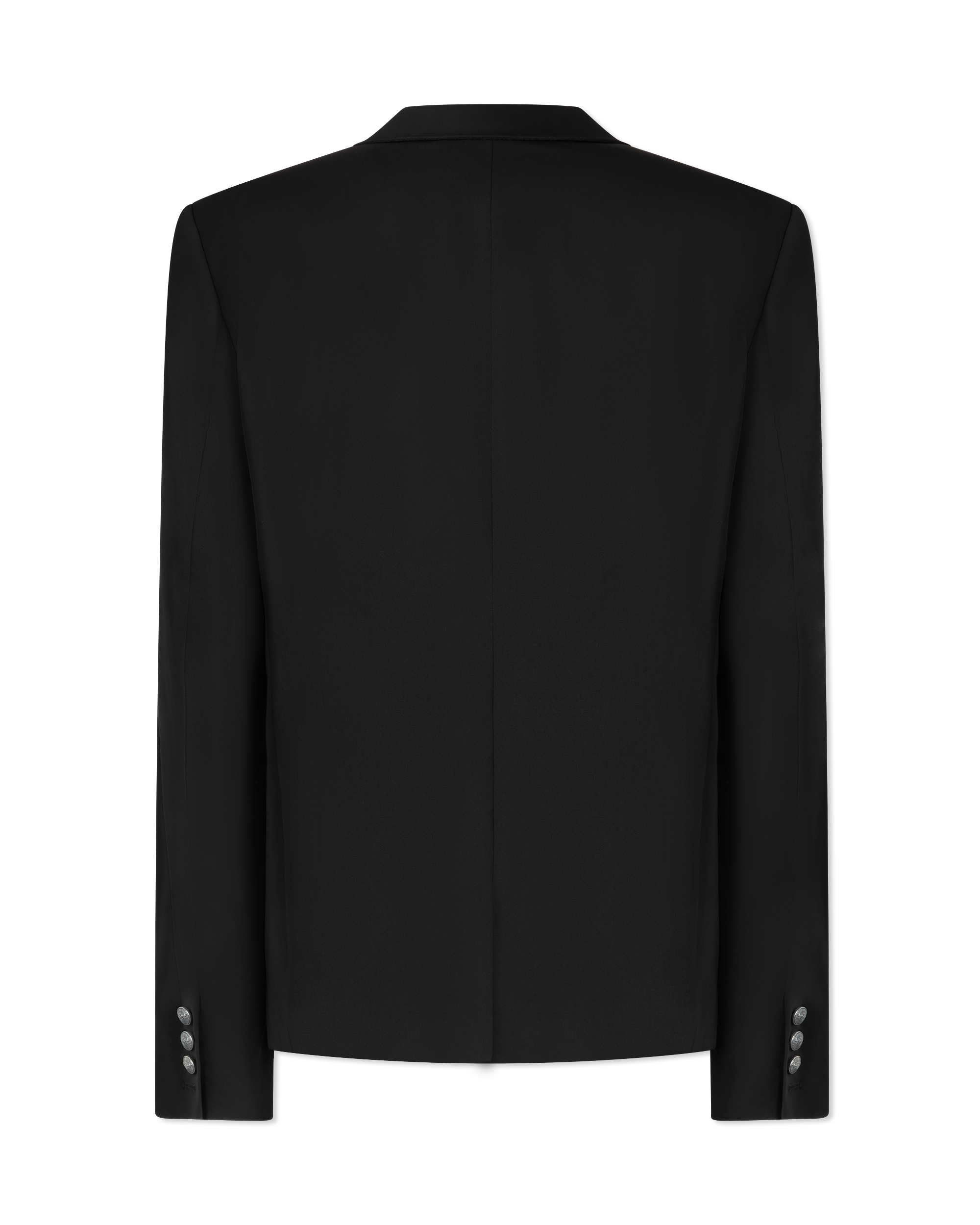 Veste Croisee Col Pointe Satin