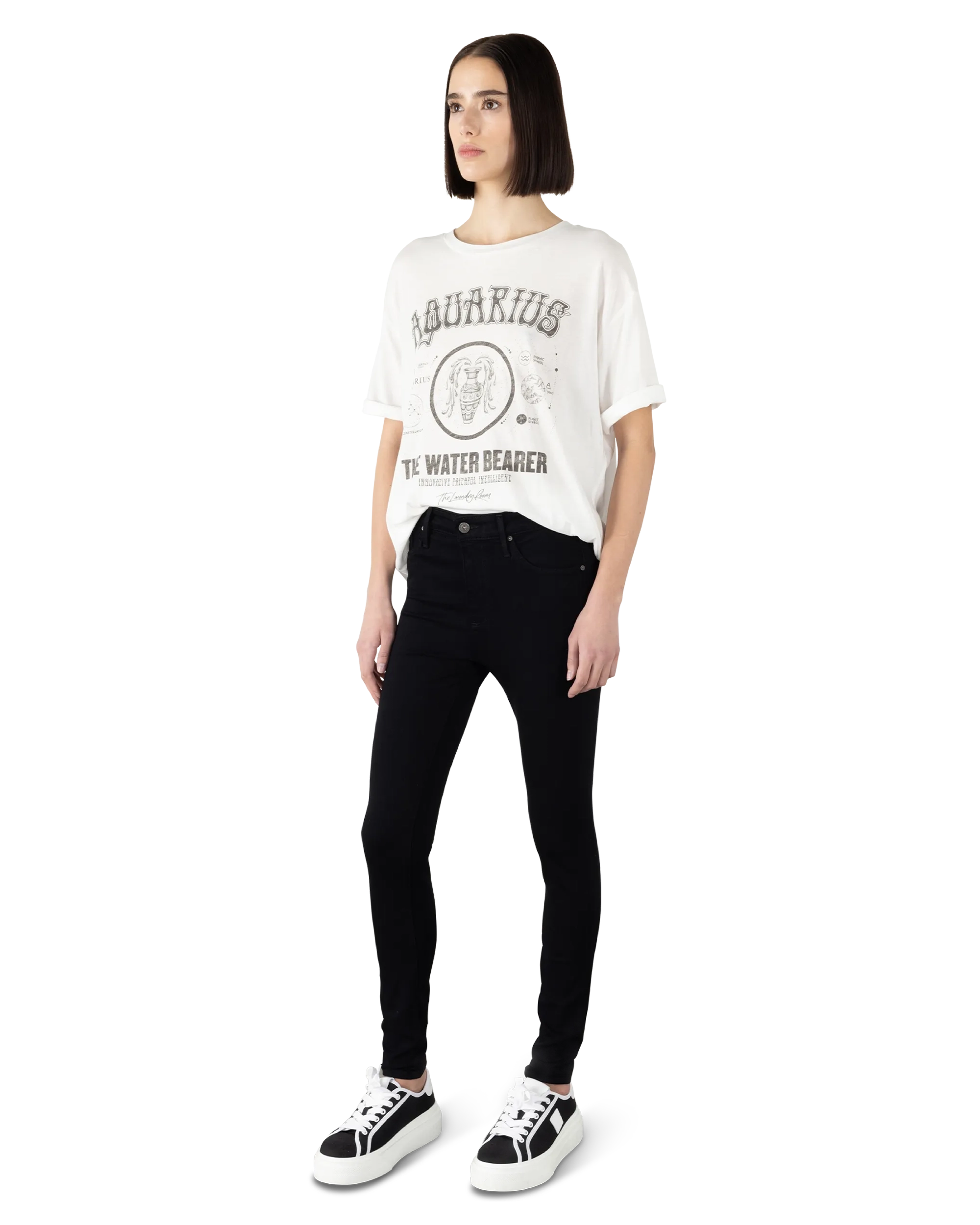 Farrah High-Rise Skinny Jeans