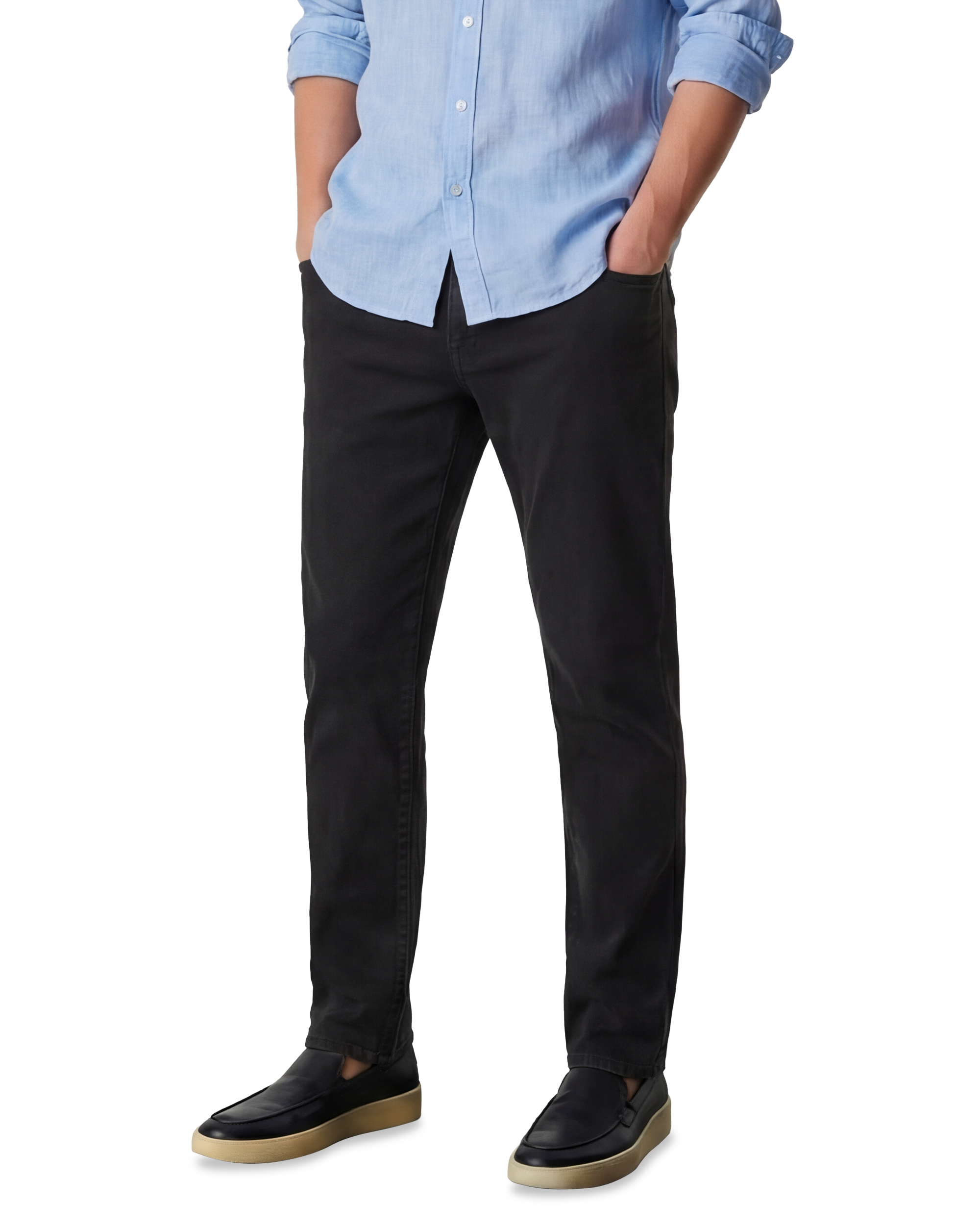 Dylan Slim Skinny Sueded Sateen