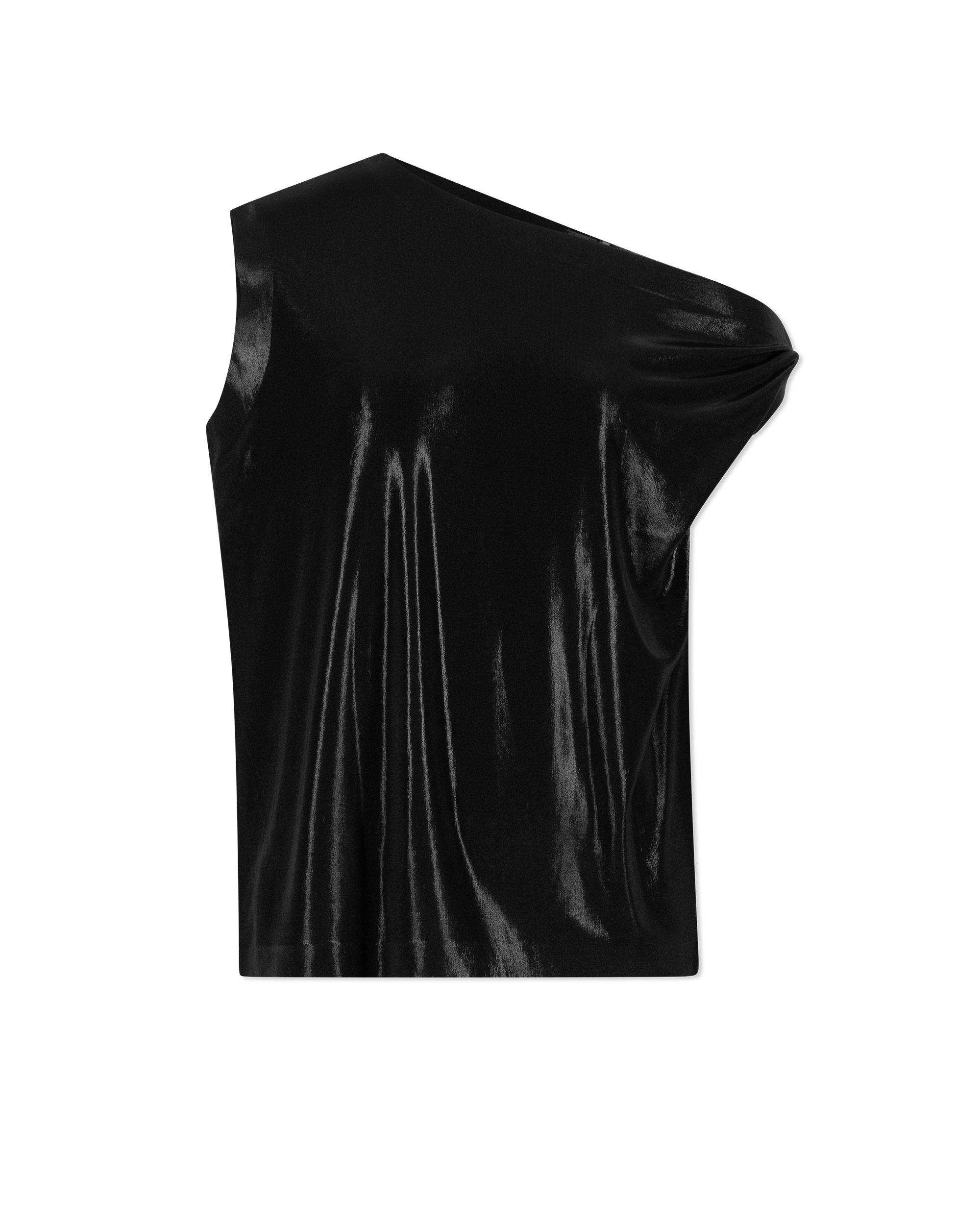 Shiny Off The Shoulder Top