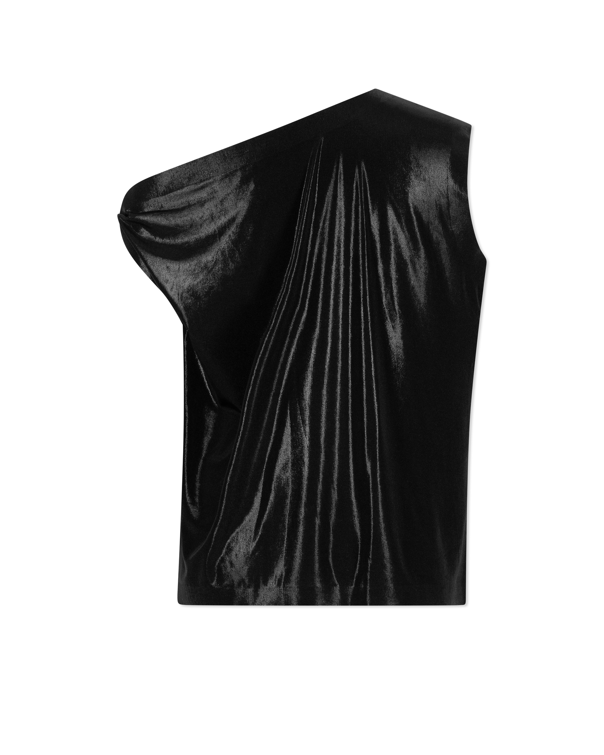 Shiny Off The Shoulder Top