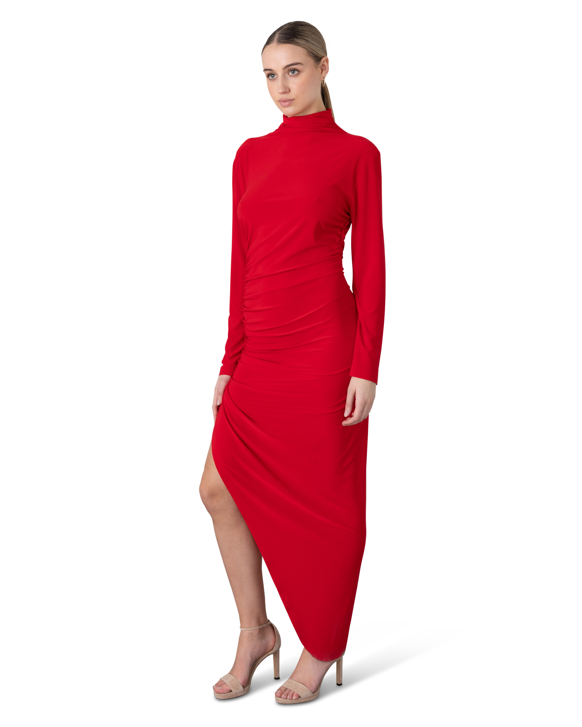 Norma Kamali Red Dress