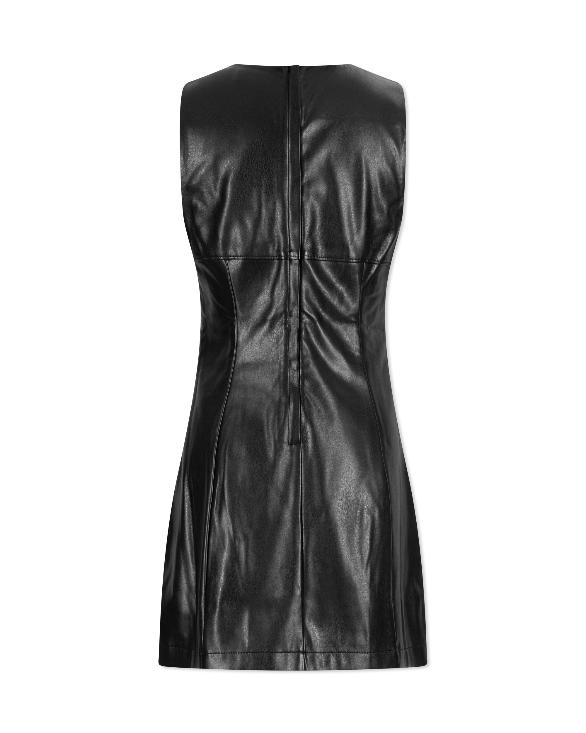 Juvia Vegan Leather Mini Dress