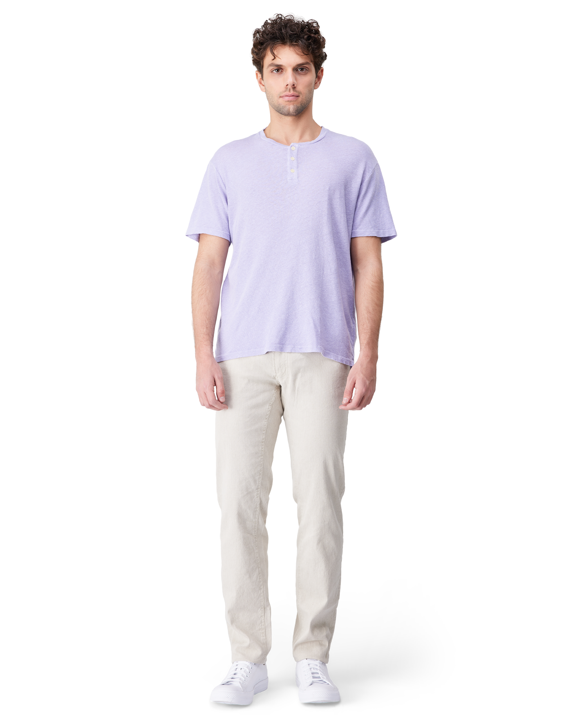 Lionel Linen Cotton Henley