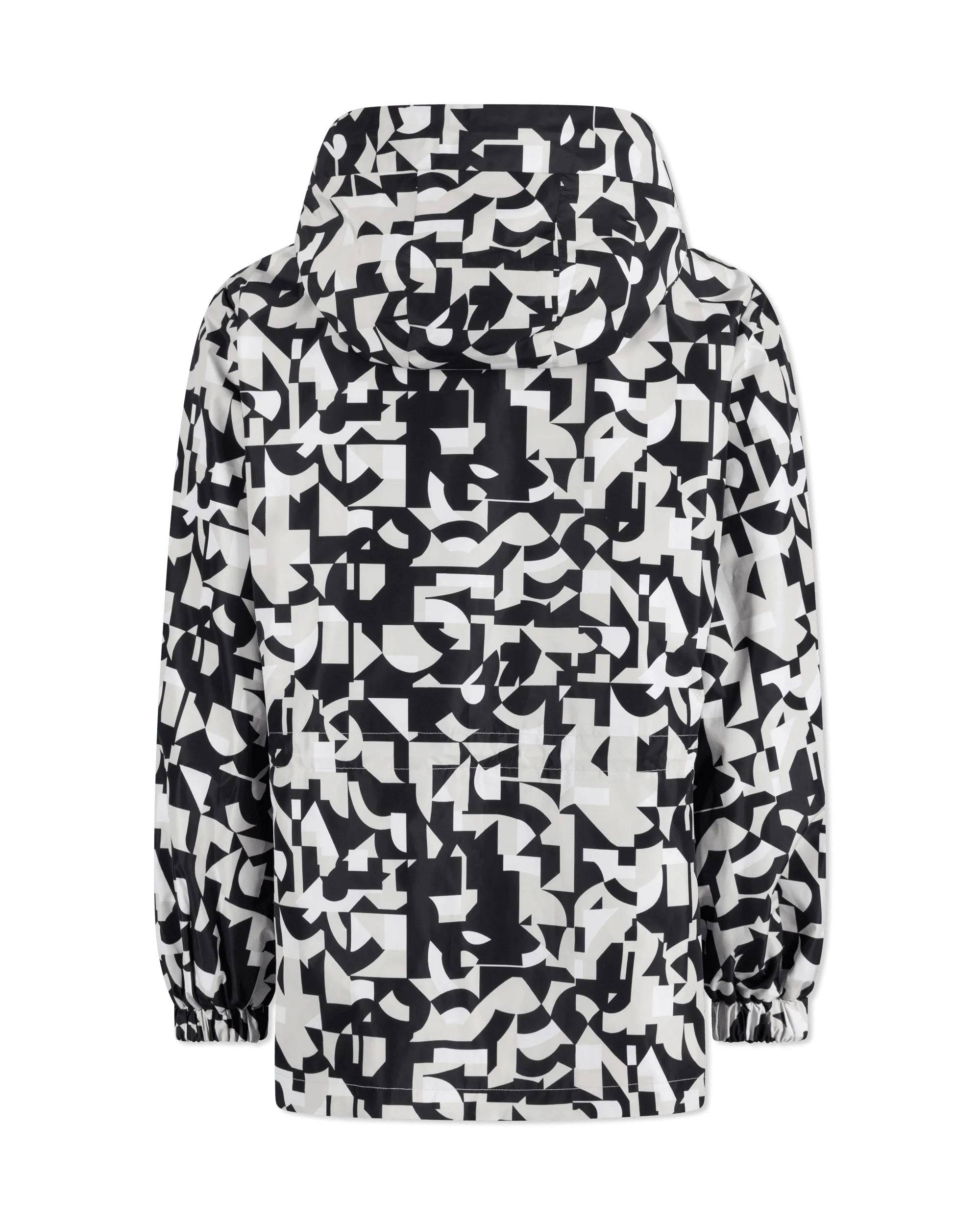 Delia Abstract Print Reversible Jacket