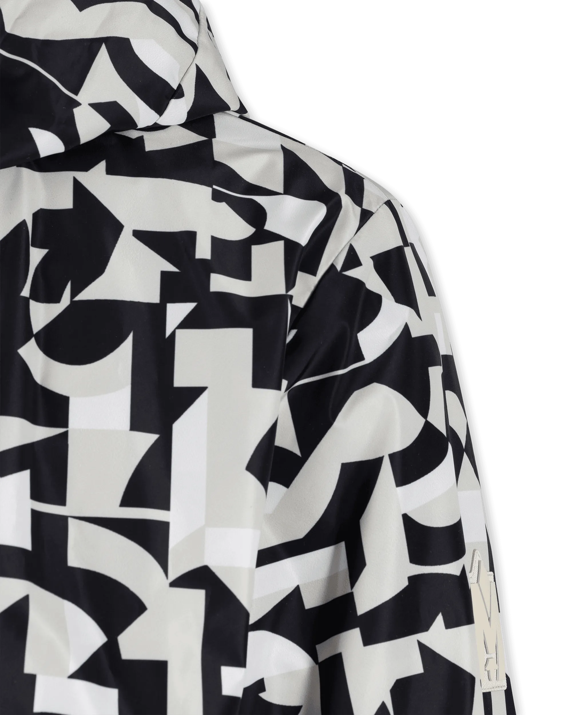 Delia Abstract Print Reversible Jacket