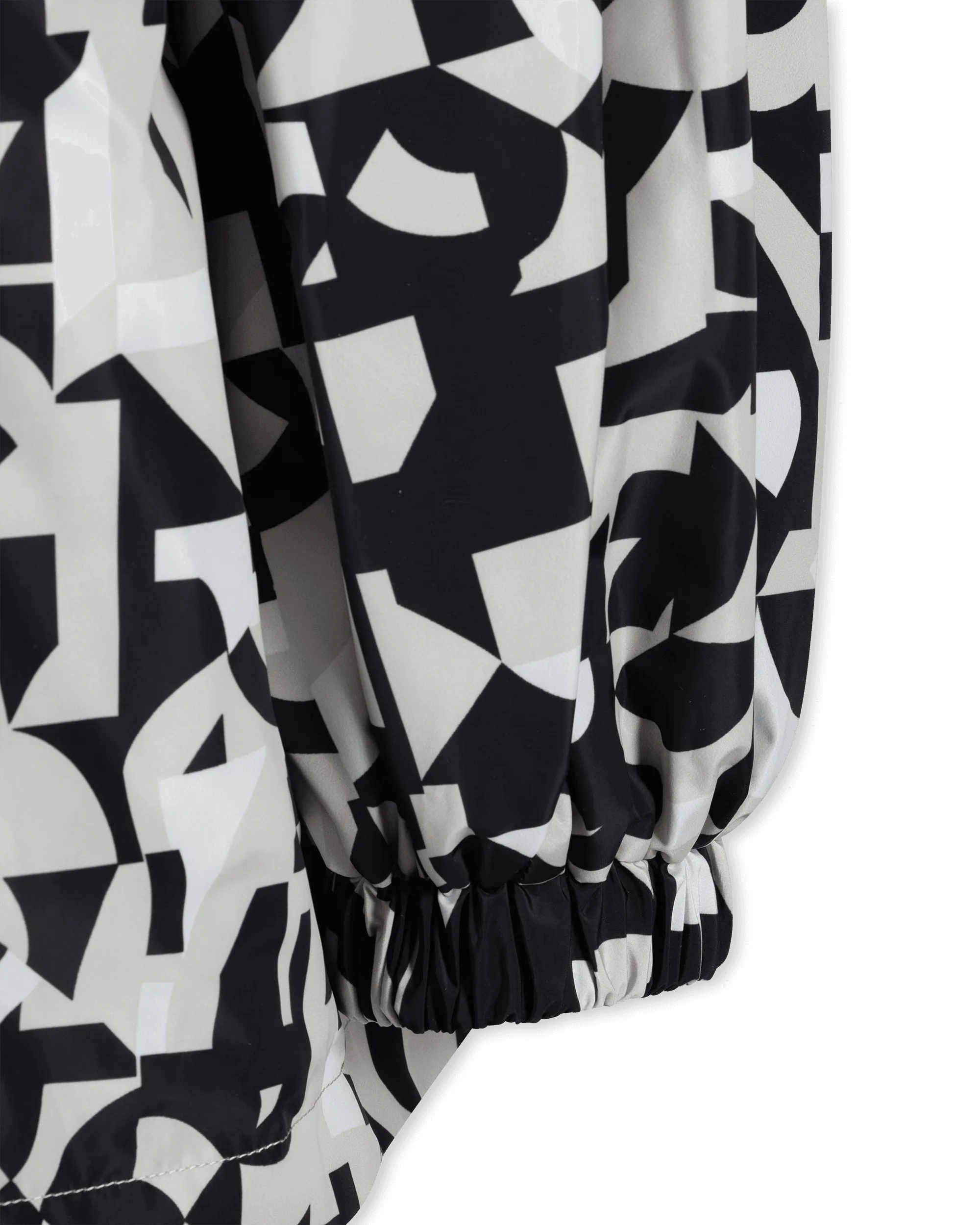 Delia Abstract Print Reversible Jacket