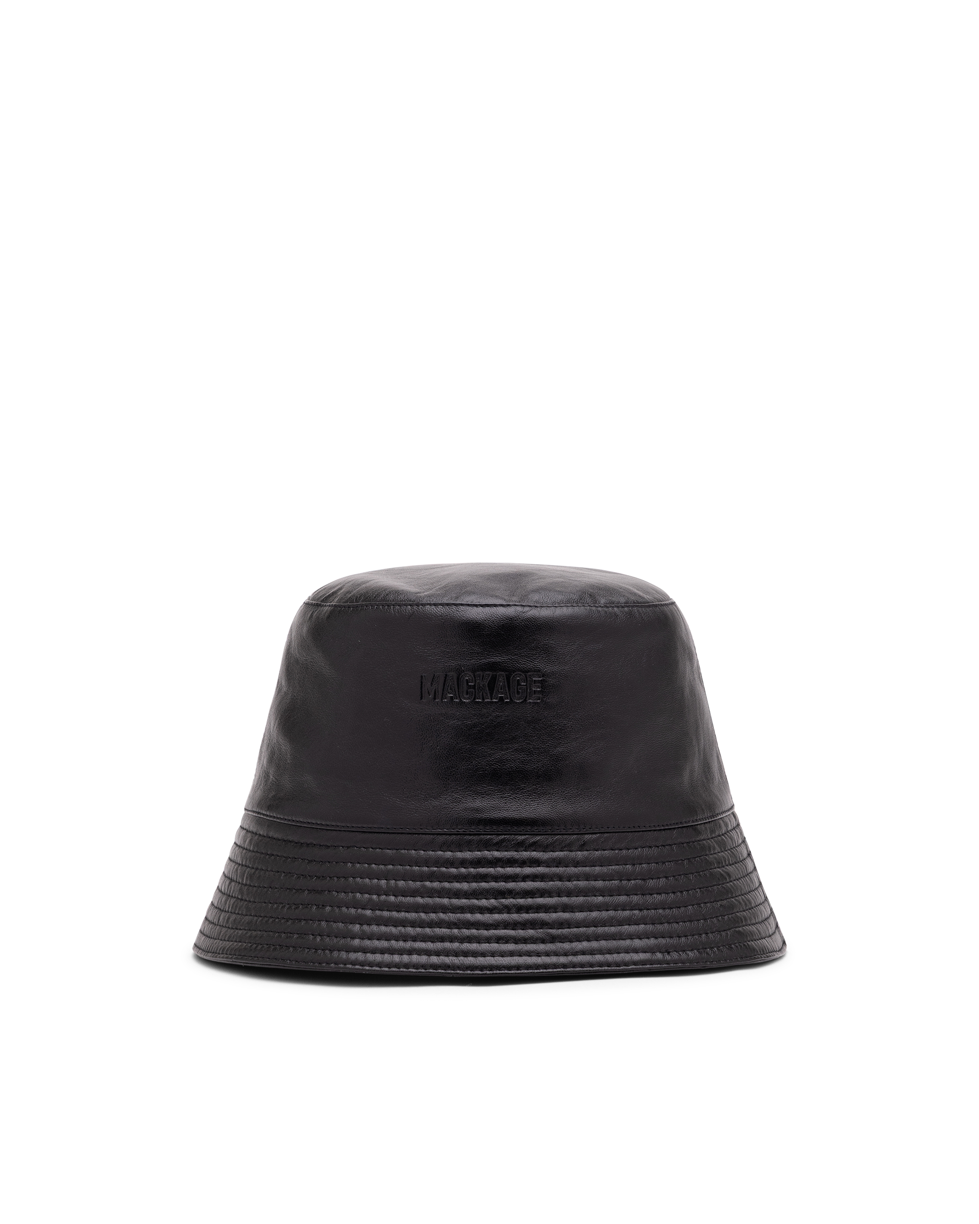Wolffe Leather Bucket Hat