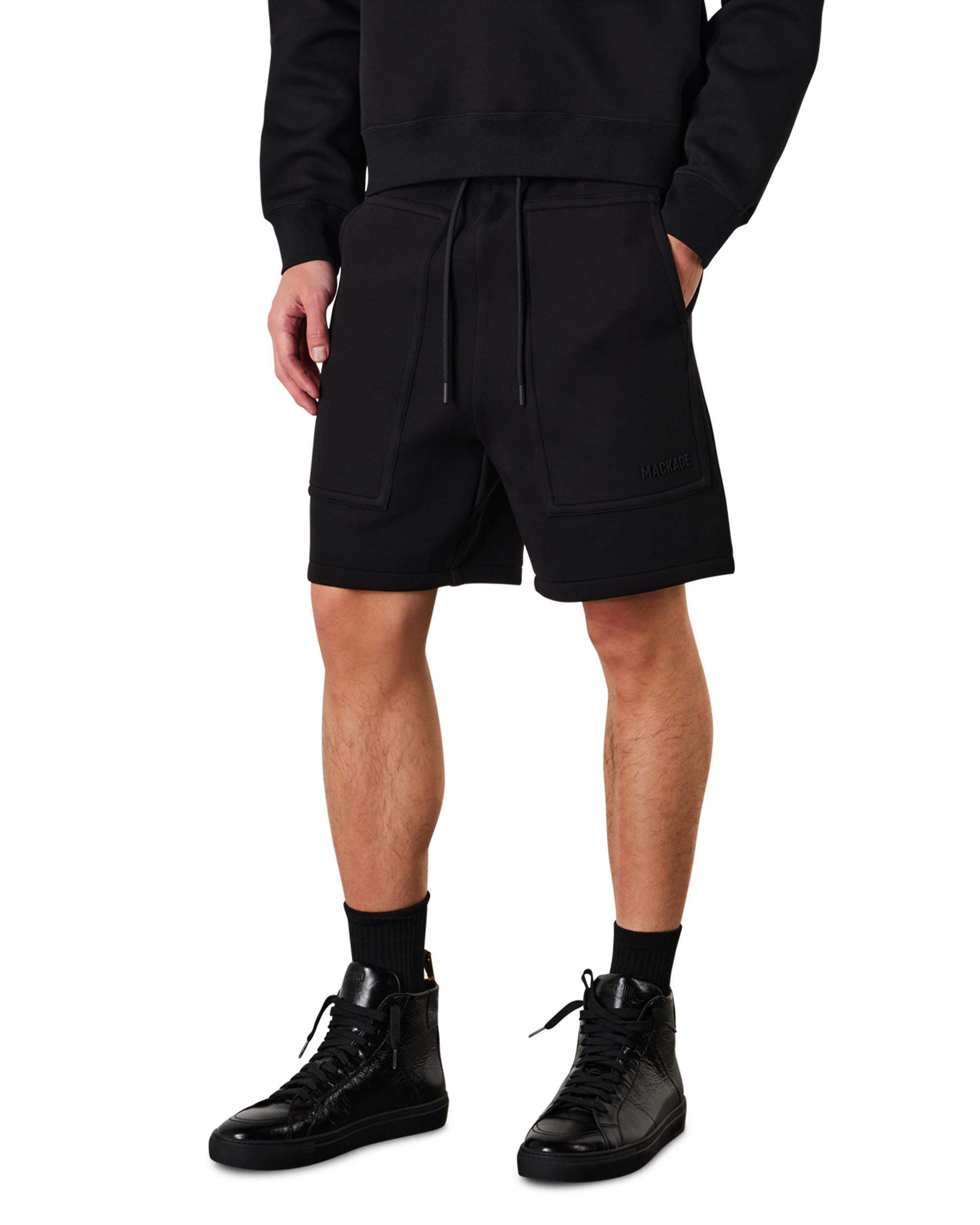 Mackage ELWOOD-R Double-Face Jersey Shorts