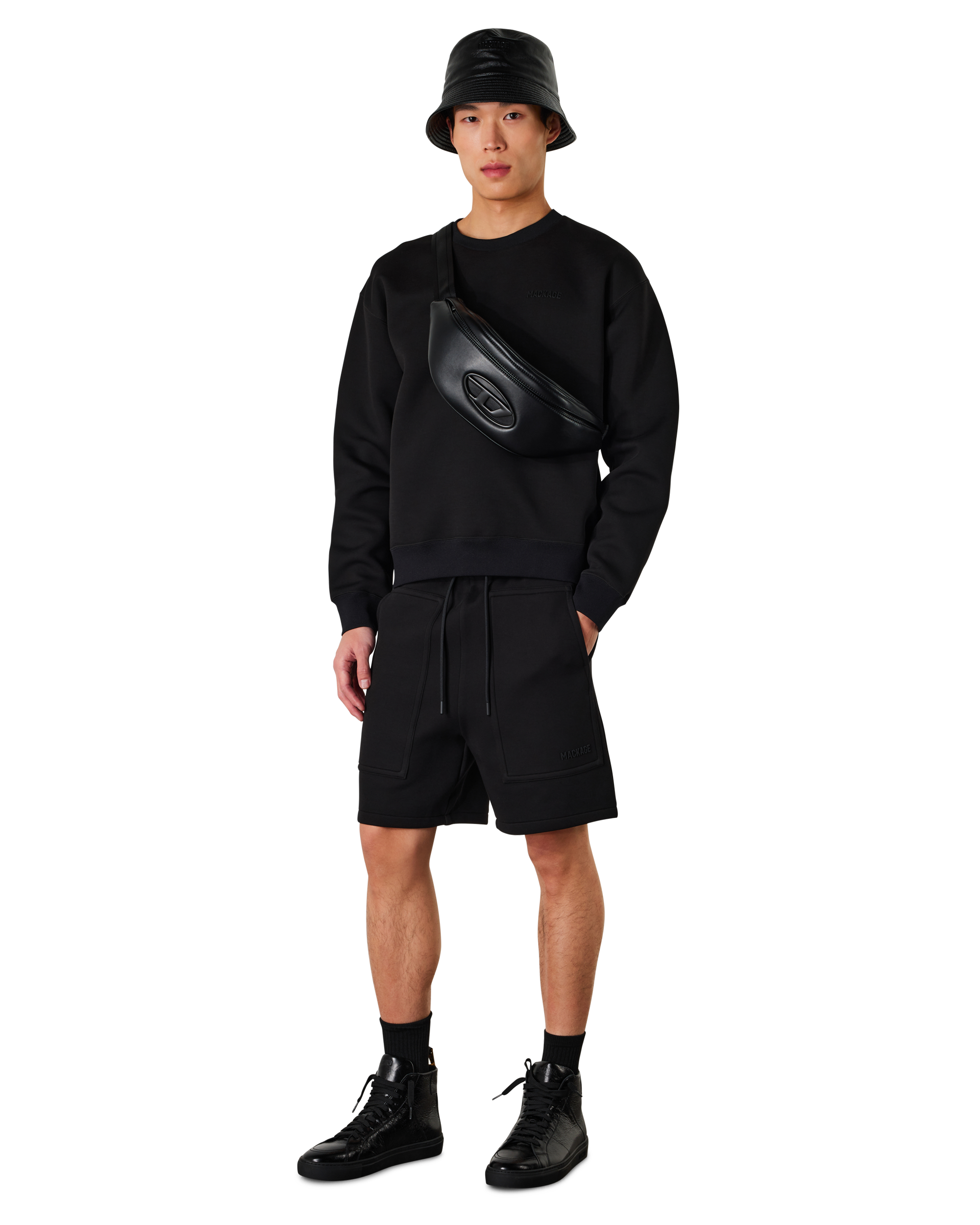 Mackage ELWOOD-R Double-Face Jersey Shorts