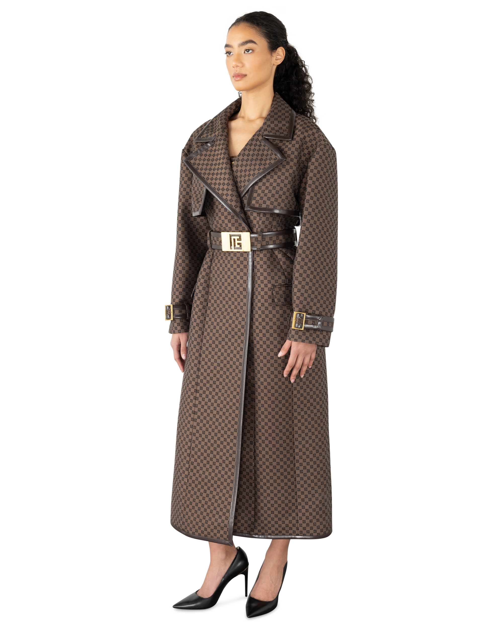 Mini Monogram Jacquard Trench Coat