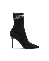 Skye Stretch Knit Ankle Boots - DIHSAN