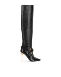 Alma Knee-High Leather Boots - DIHSAN