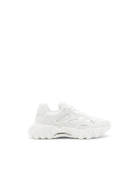 B-East Leather and Suede-Lined Sneakers - DIHSAN