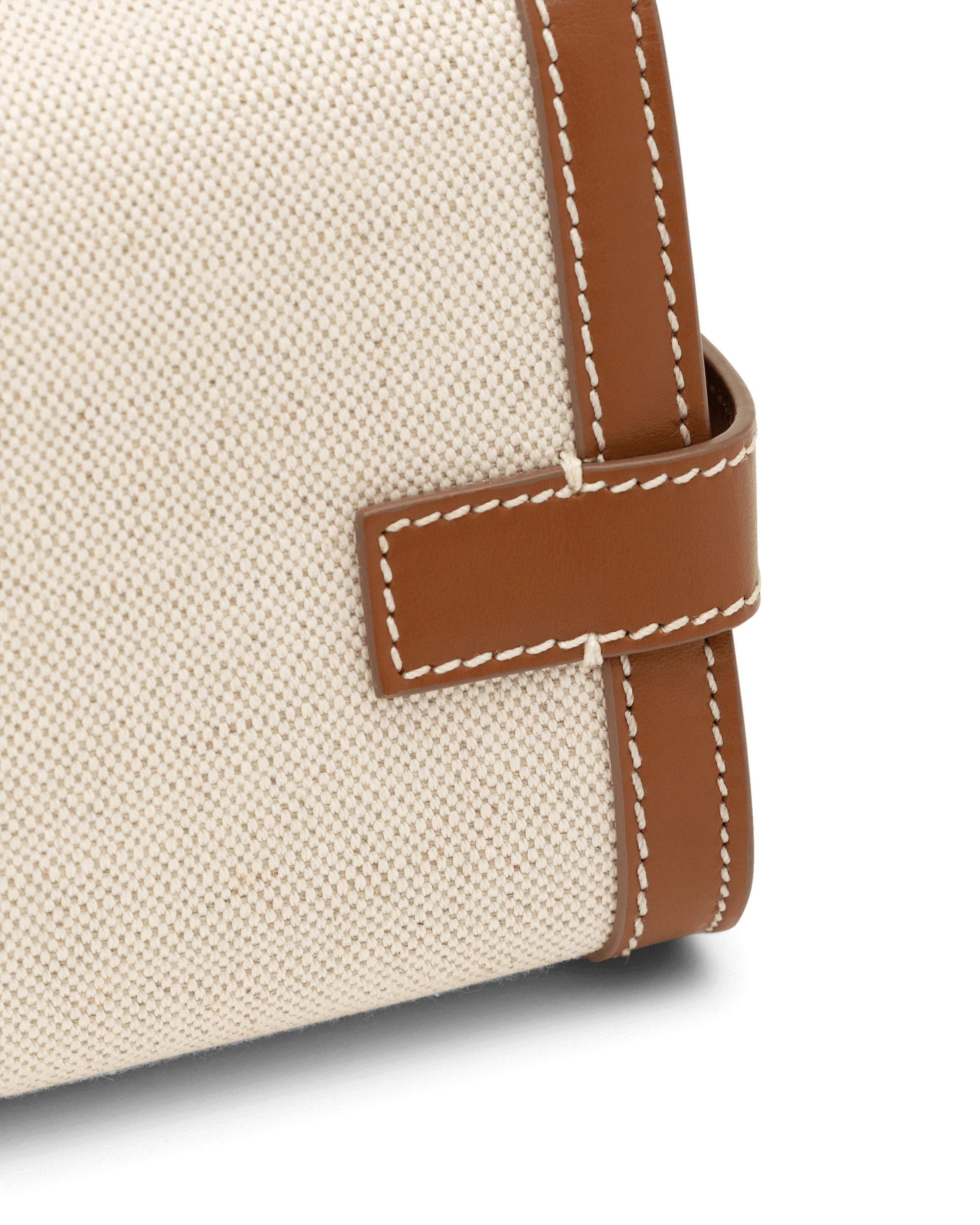 B-Buzz 23 Leather & Canvas Pouchette