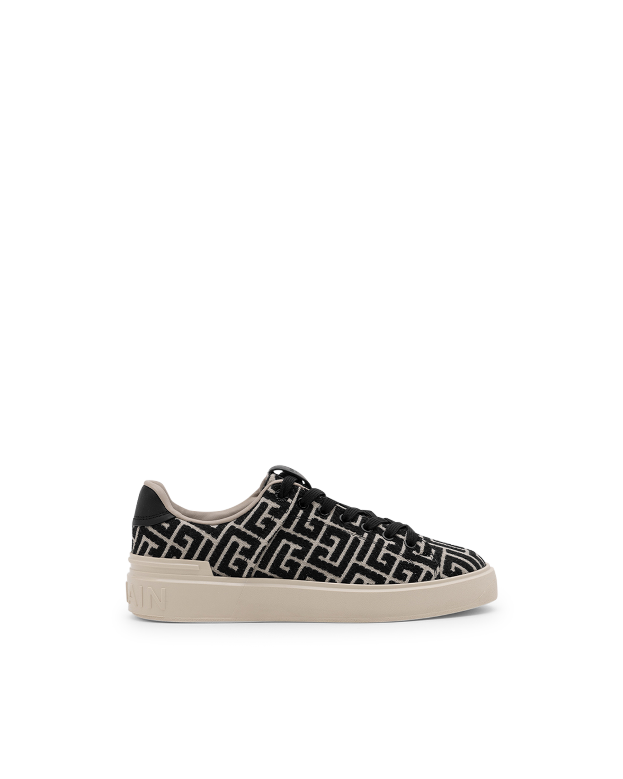 B-Court Monogram Jacquard Sneaker