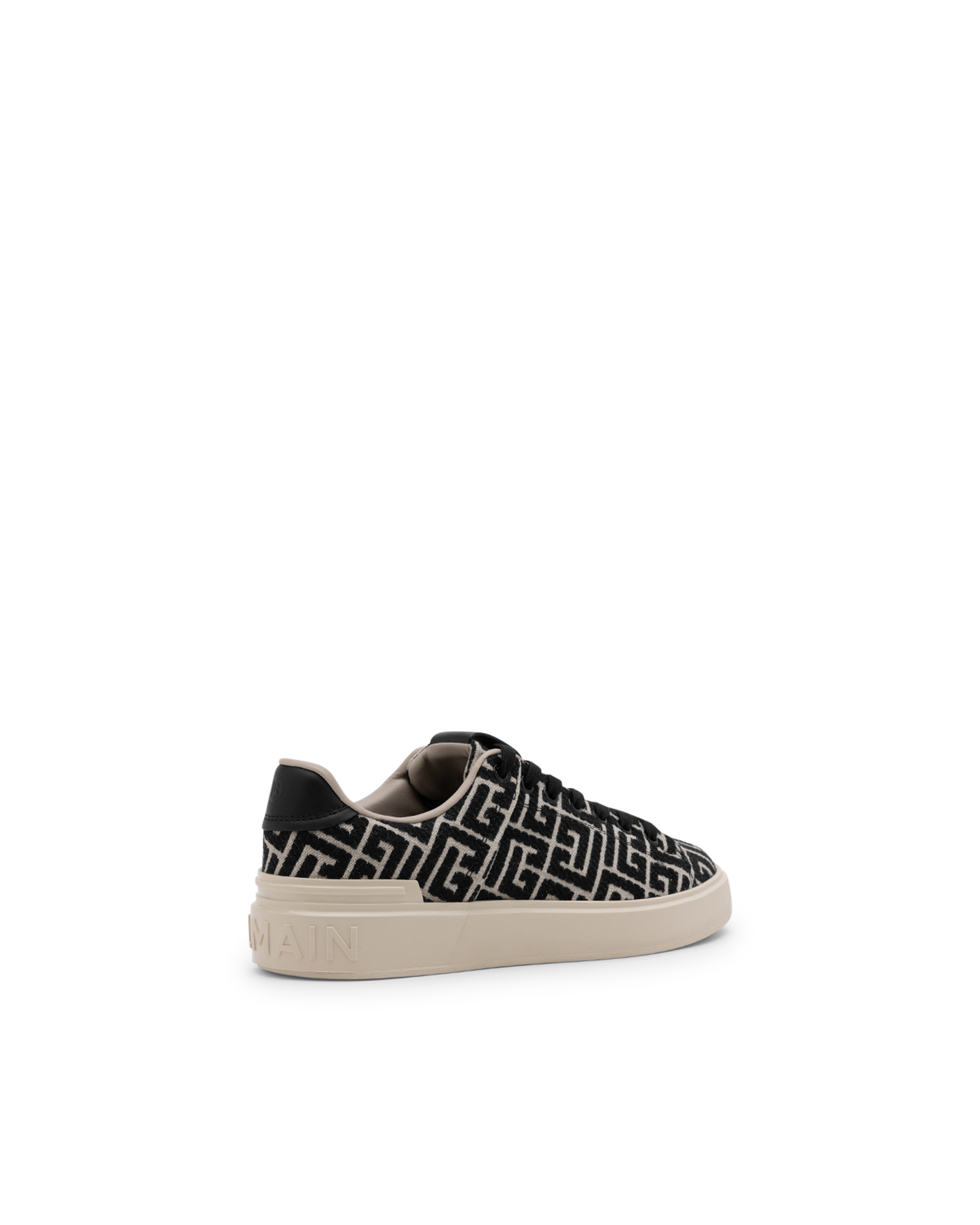 B-Court Monogram Jacquard Sneaker