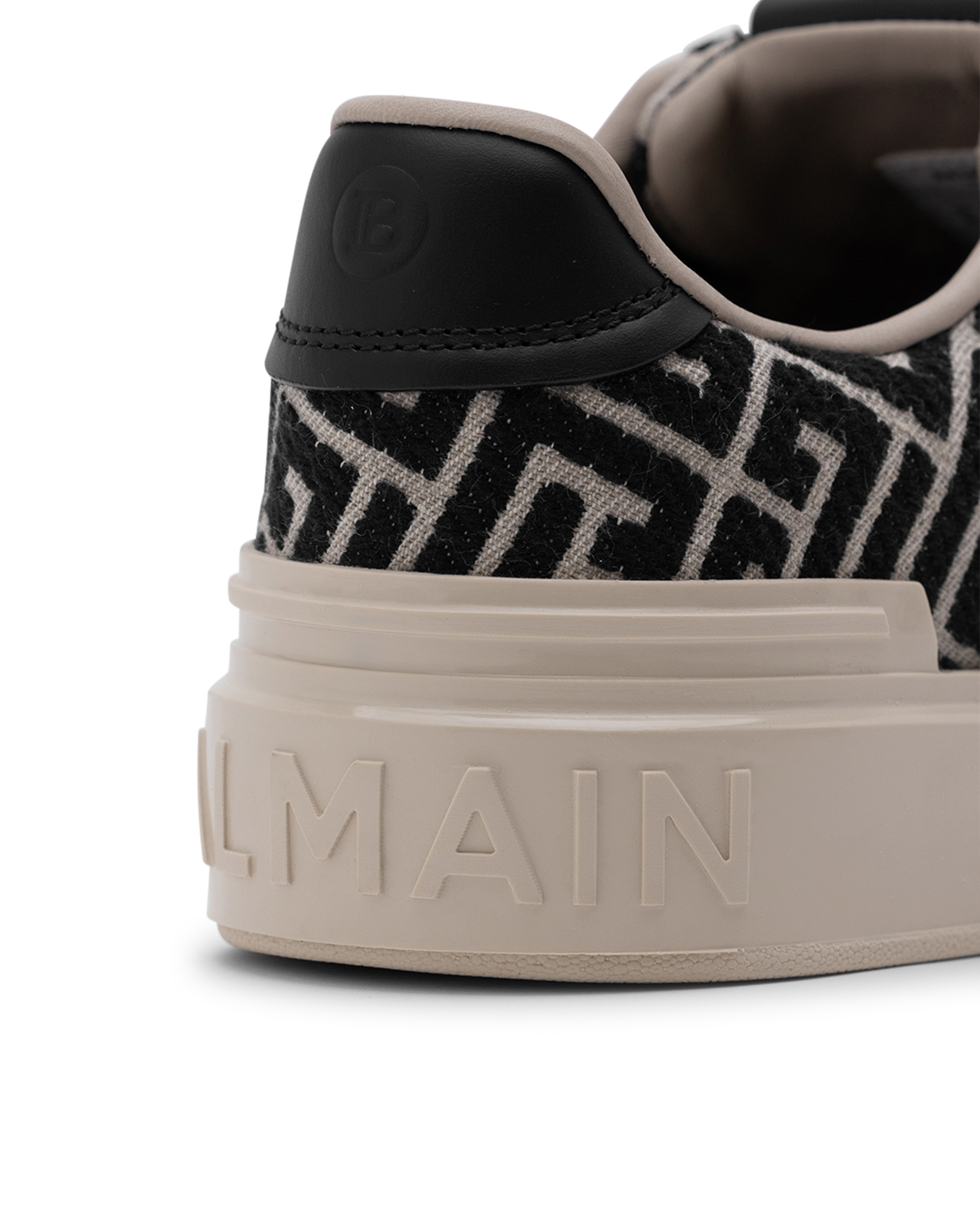 B-Court Monogram Jacquard Sneaker