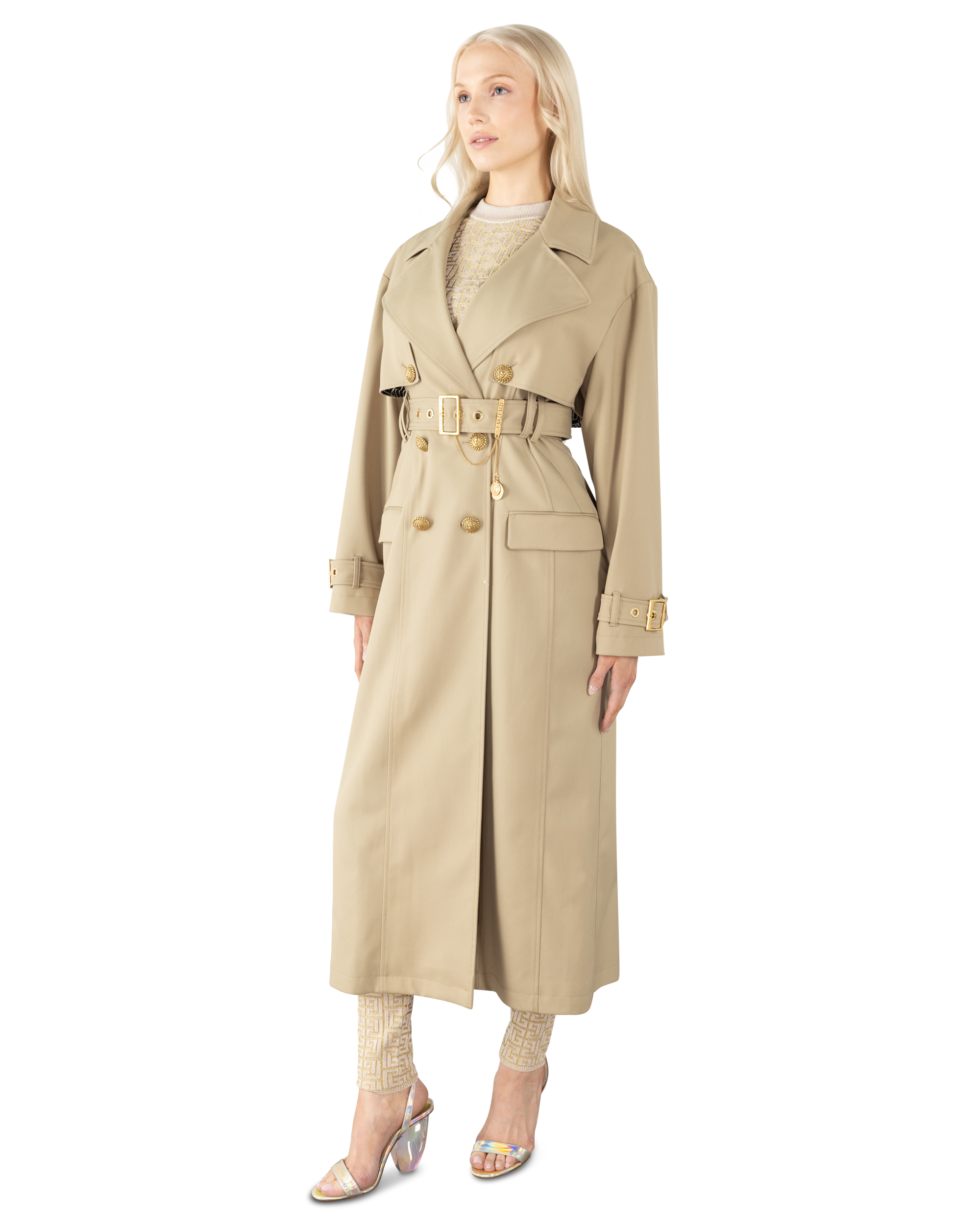 Gabardine Trench Coat