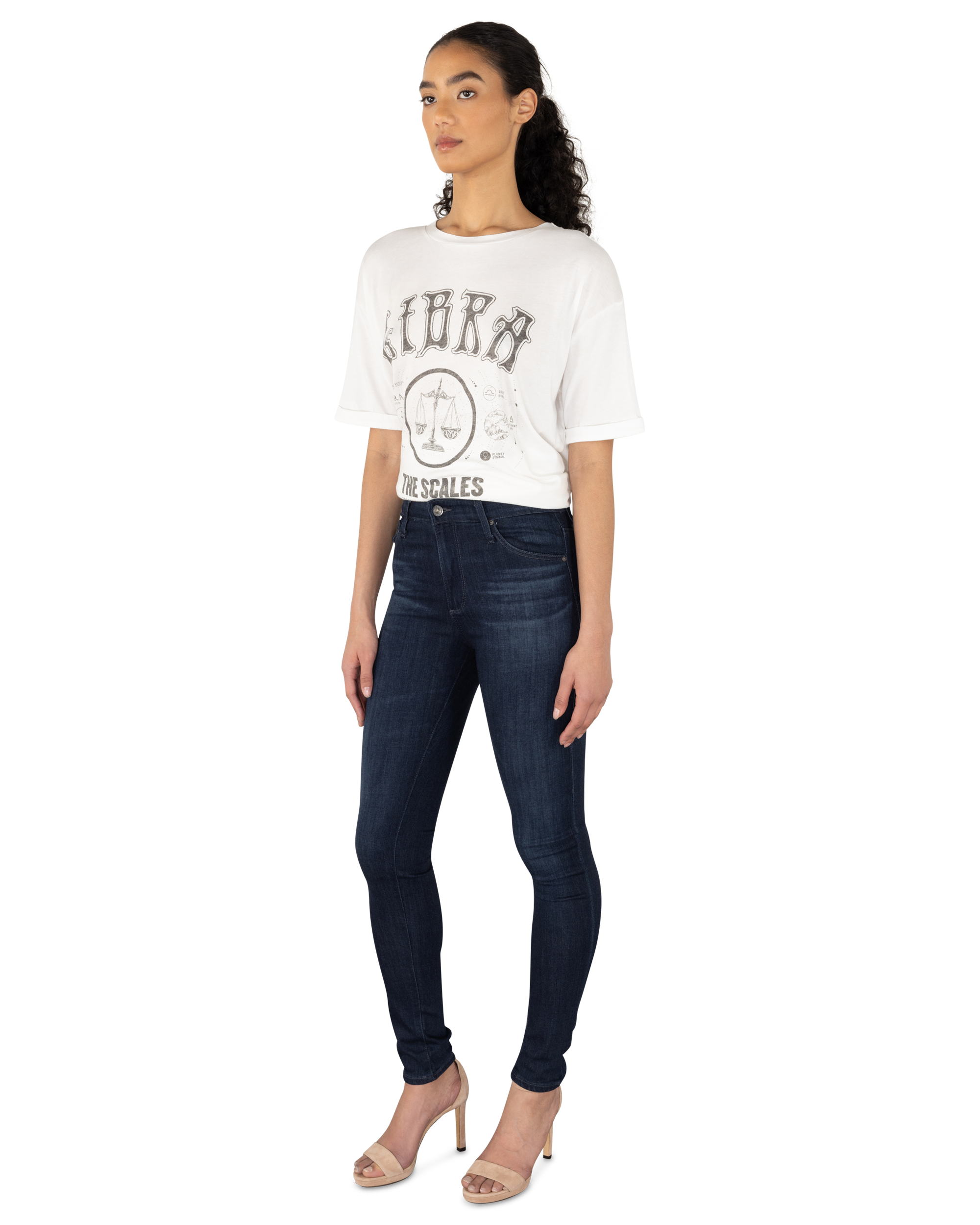 Farrah High-Rise Skinny Jeans