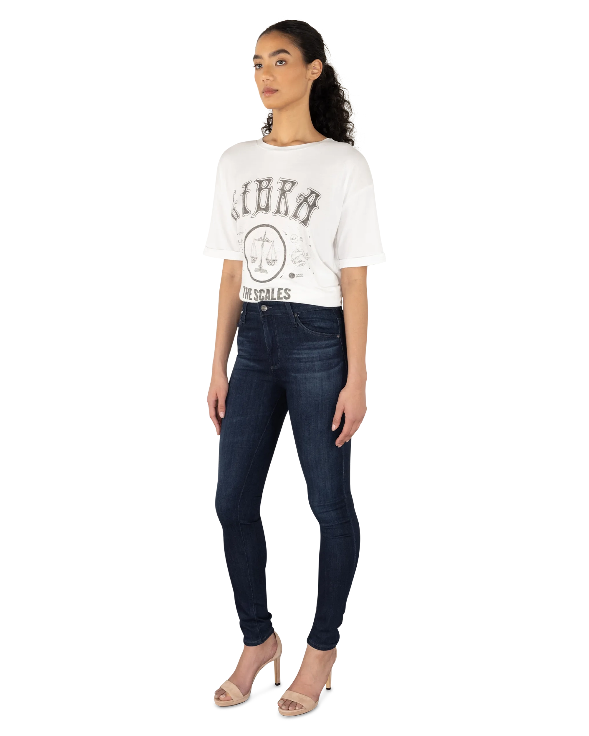 Farrah High-Rise Skinny Jeans
